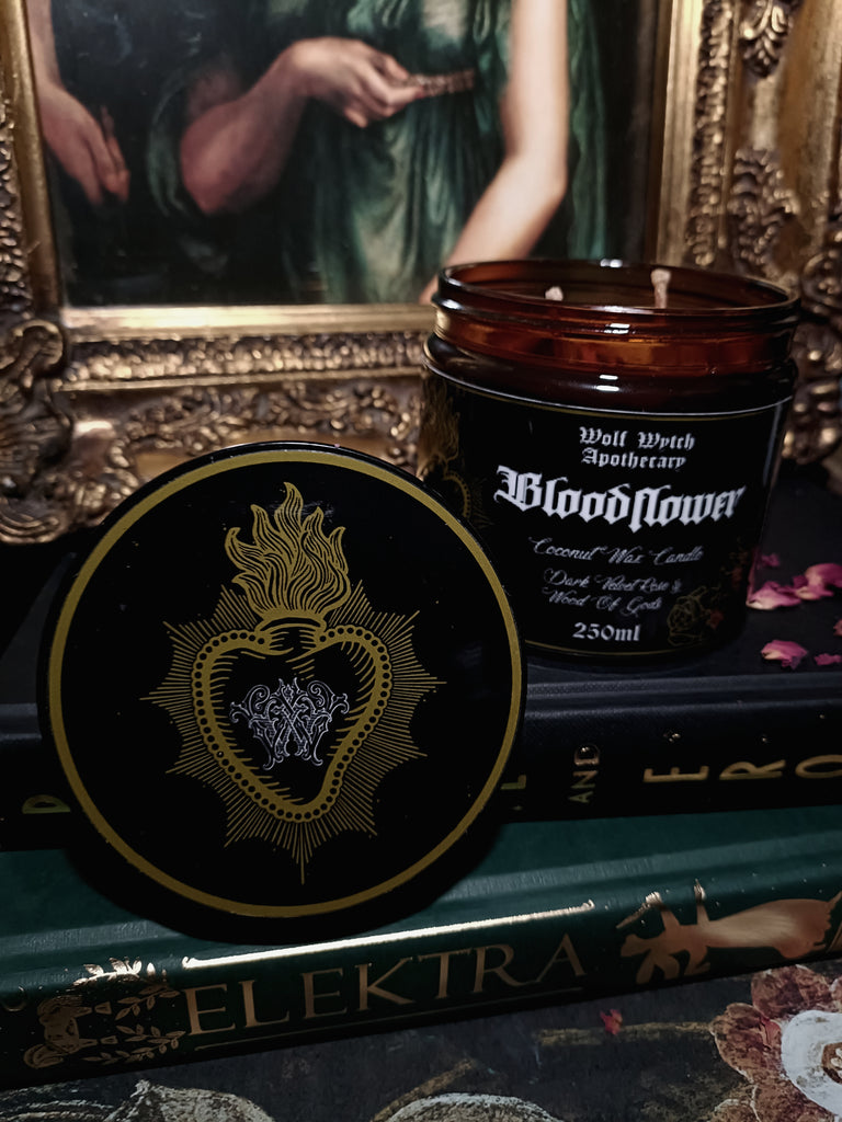 Bloodflower Sacred Heart Candle
