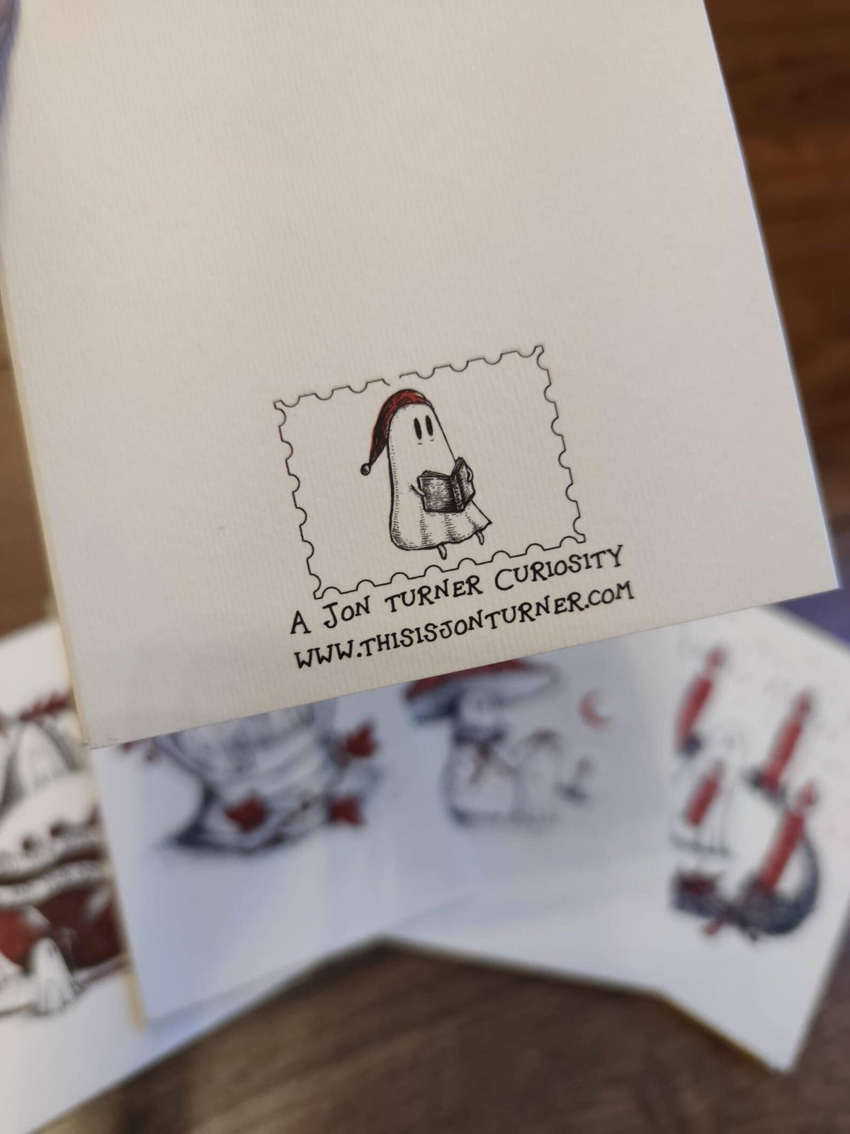 Christmas Carol Ghosties Card