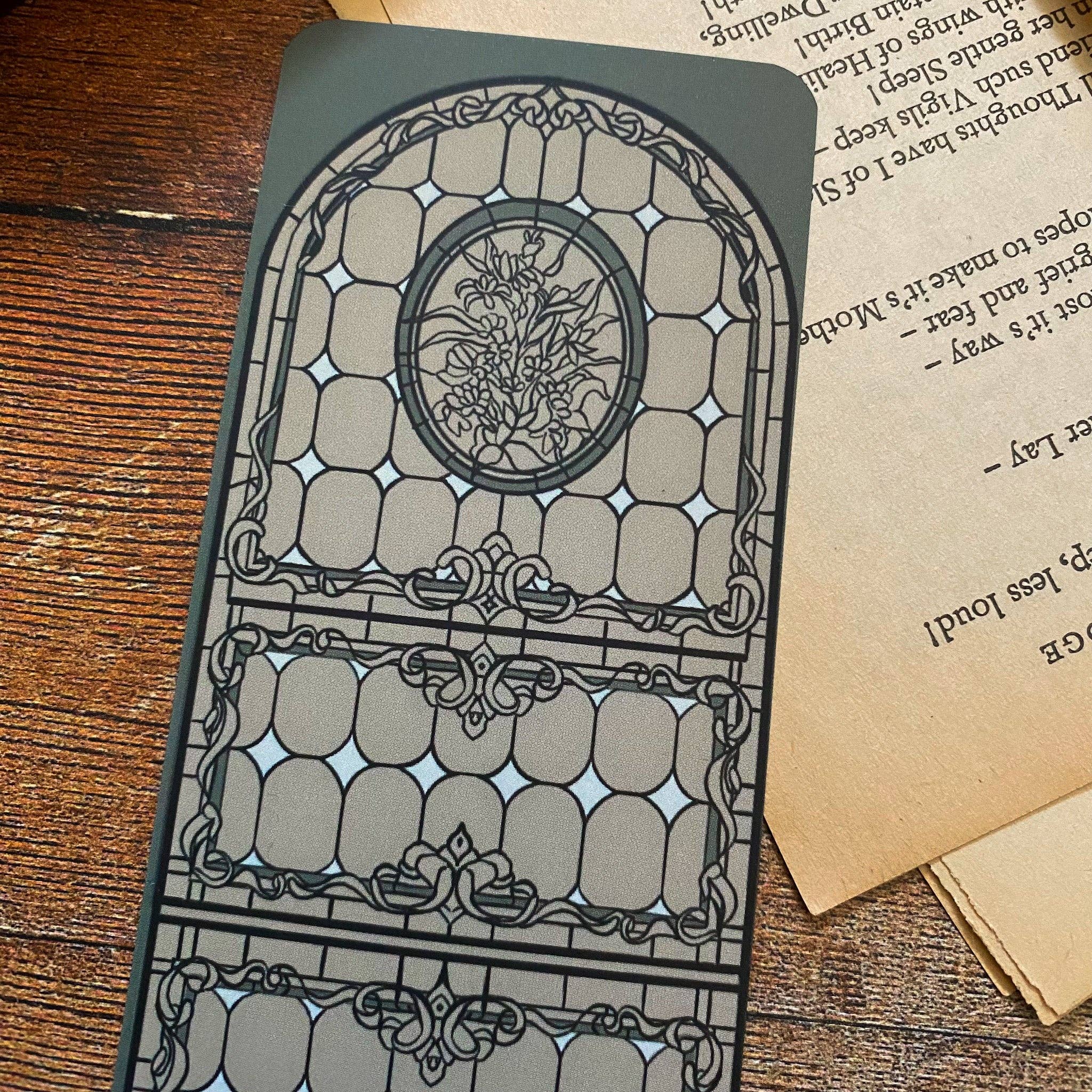 Stained Glass Window Bookmark