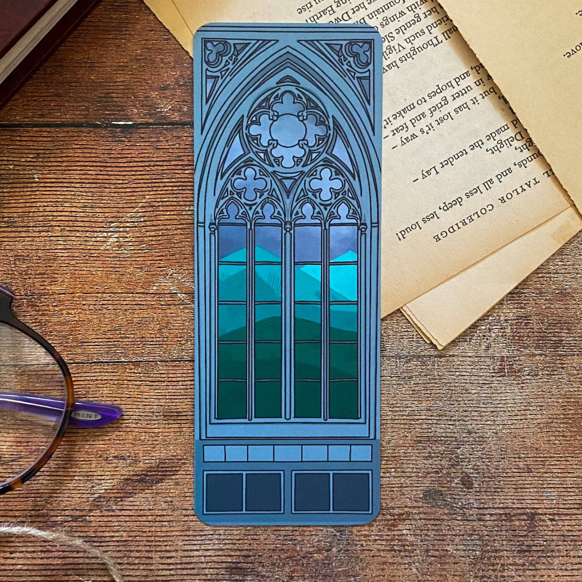 Gothic Window Bookmark – Wolf Wytch