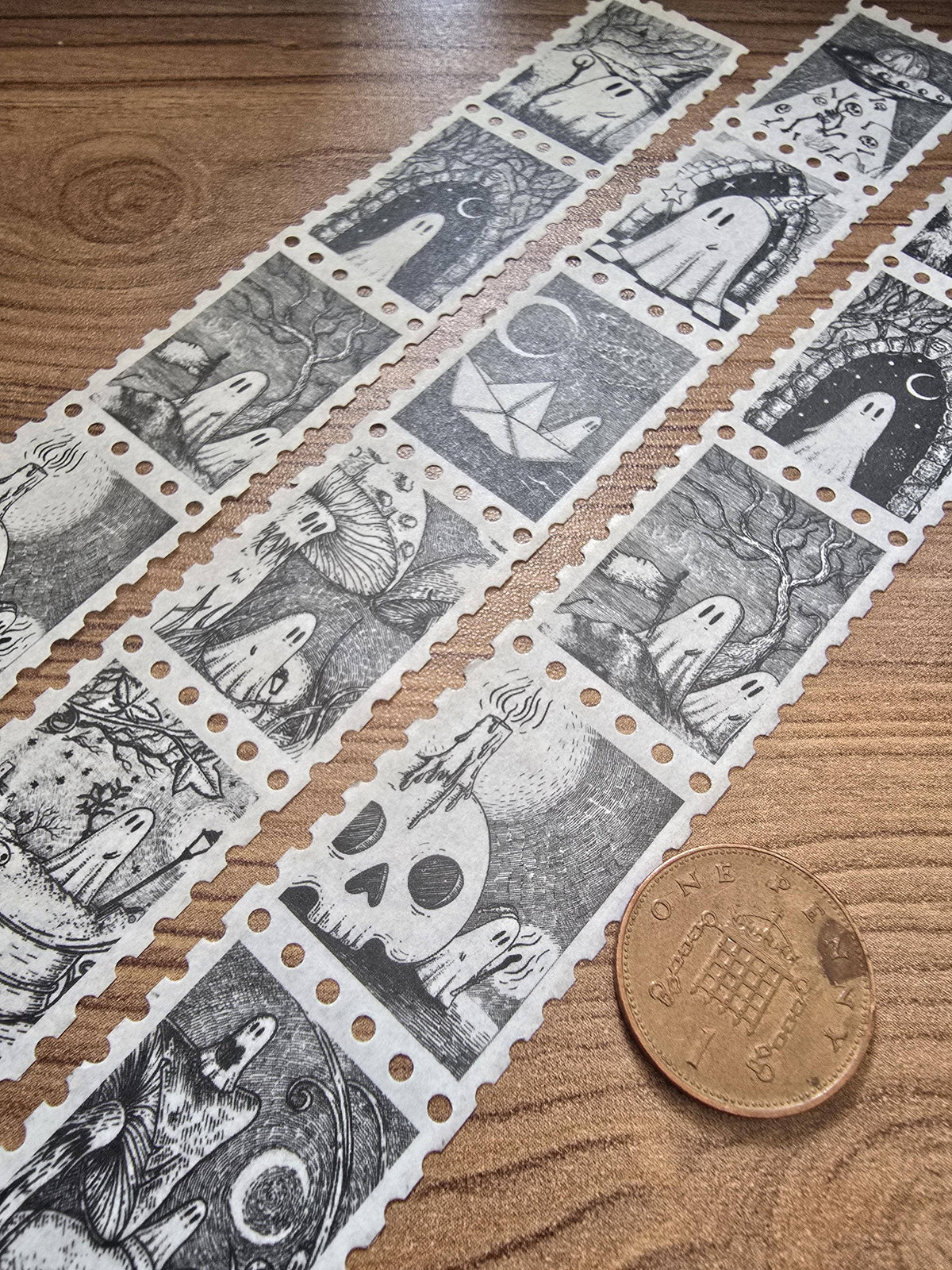 Ghosties Galore Stamp Washi Tape (RS)