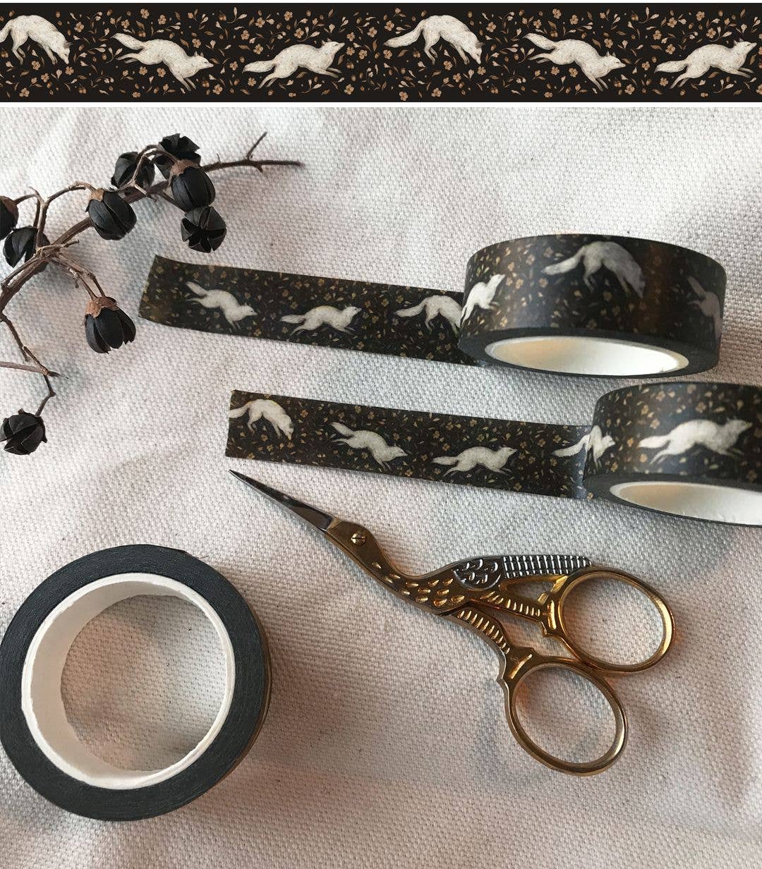 Arctic Fox Washi Tape - Jessica Roux