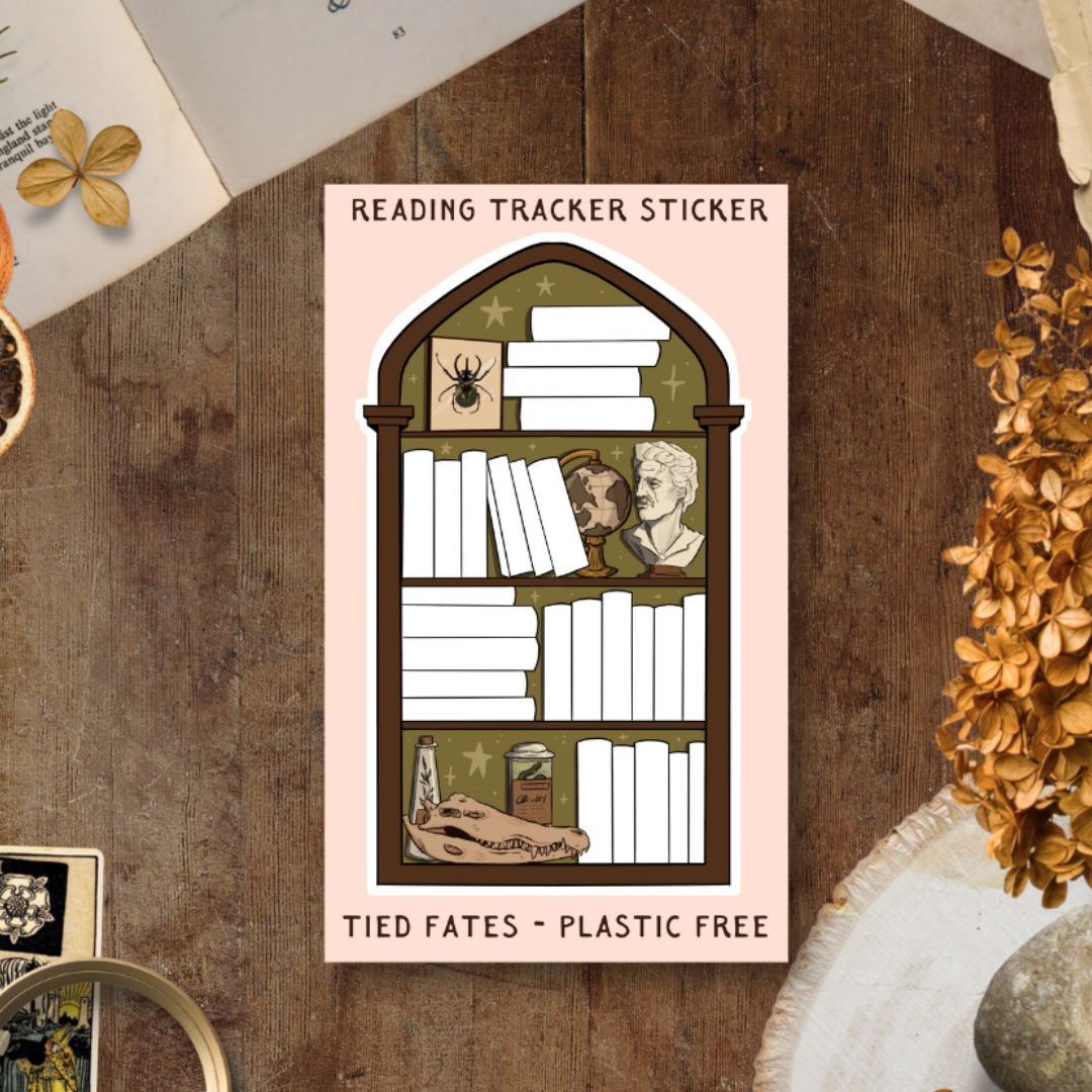 Curio Bookshelf Reading Tracker Sticker – Wolf Wytch
