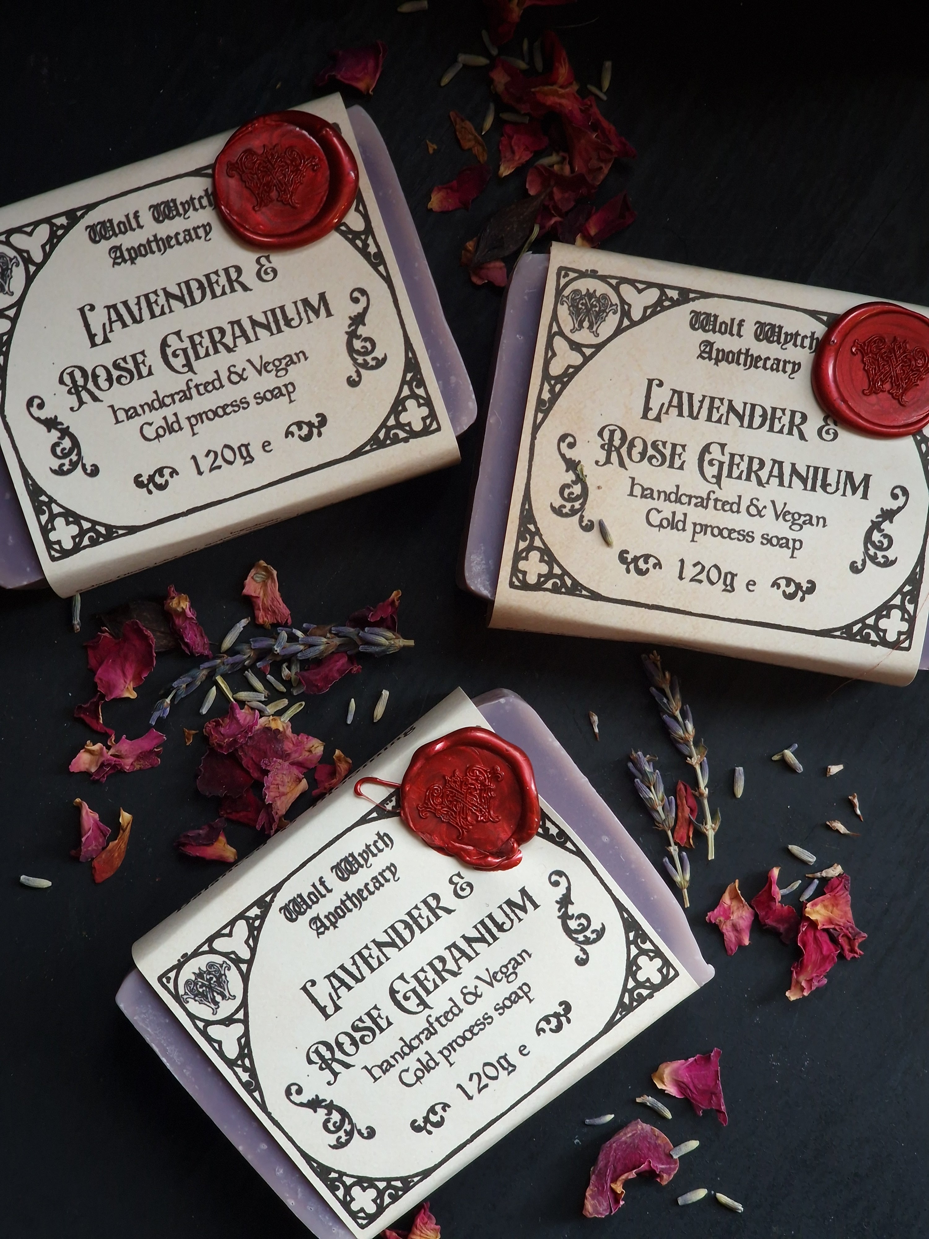 Lavender & Rose Geranium Soap