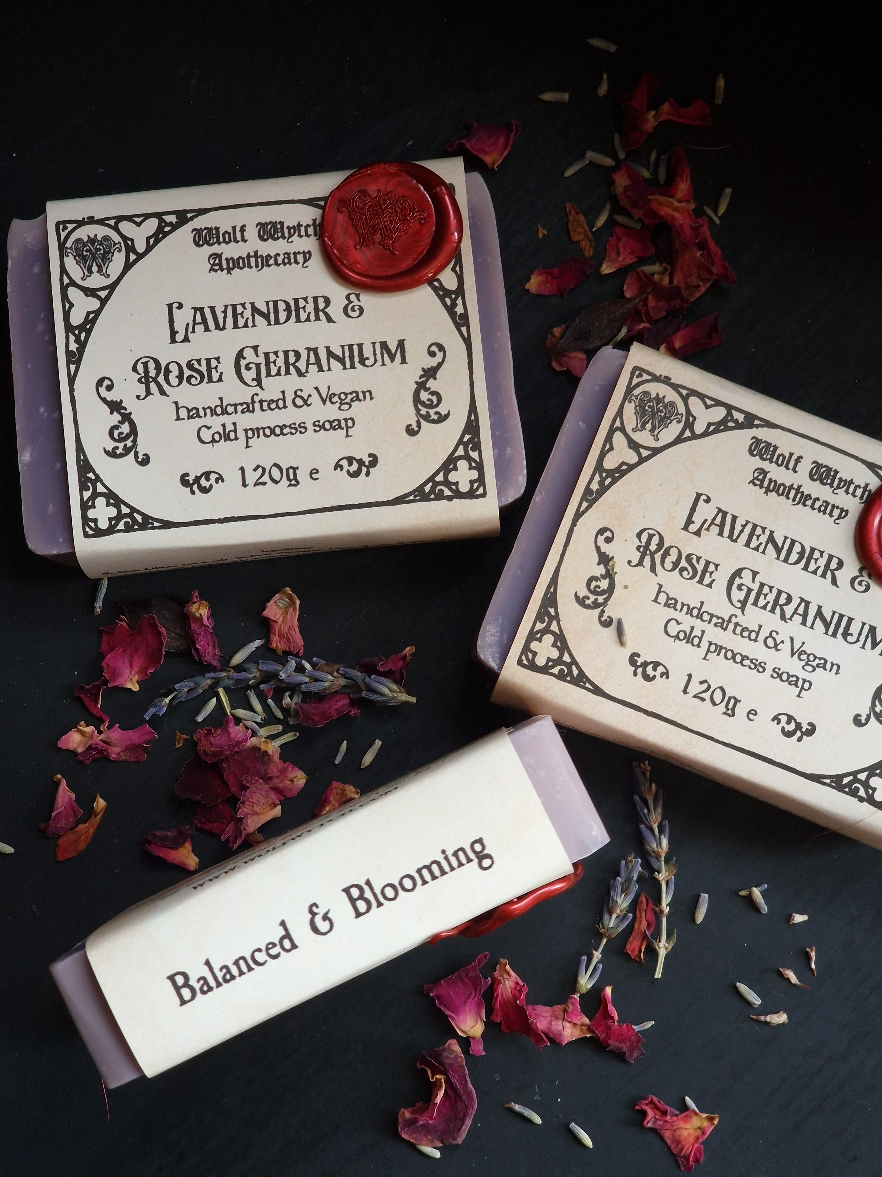 Lavender & Rose Geranium Soap