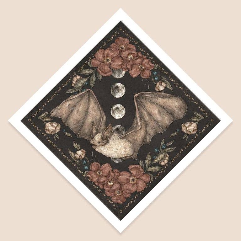 Bat Print 8" x 8" - Jessica Roux