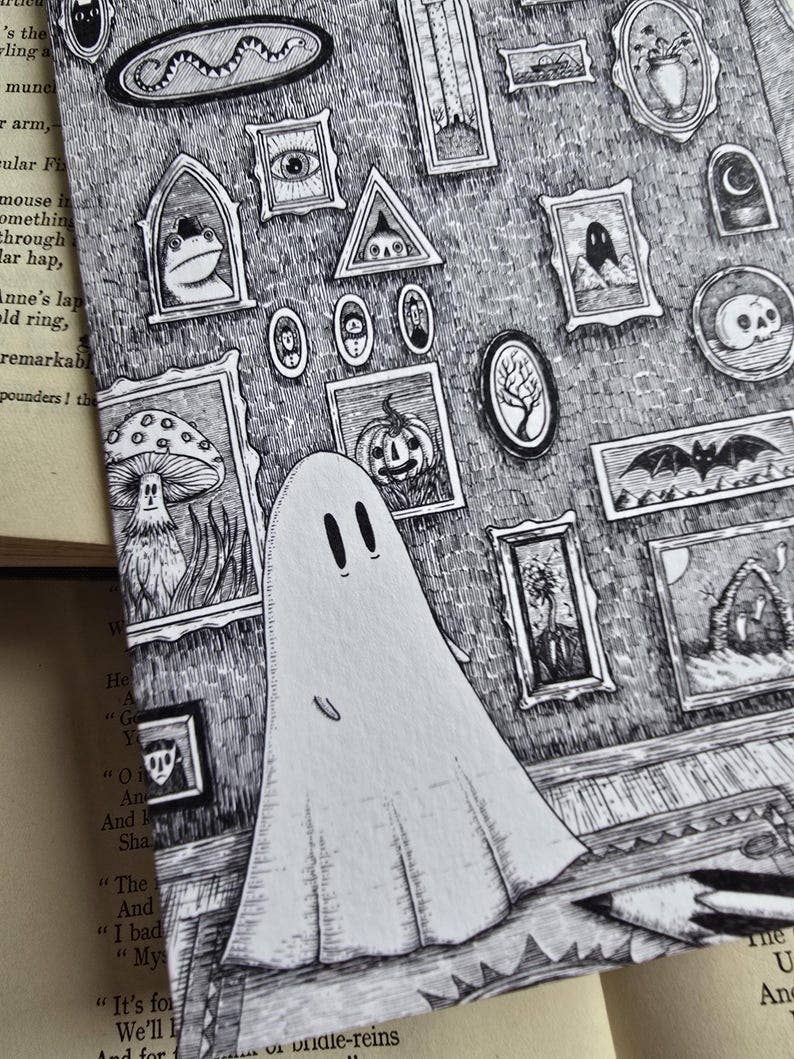 Ghost Gallery Greetings Card