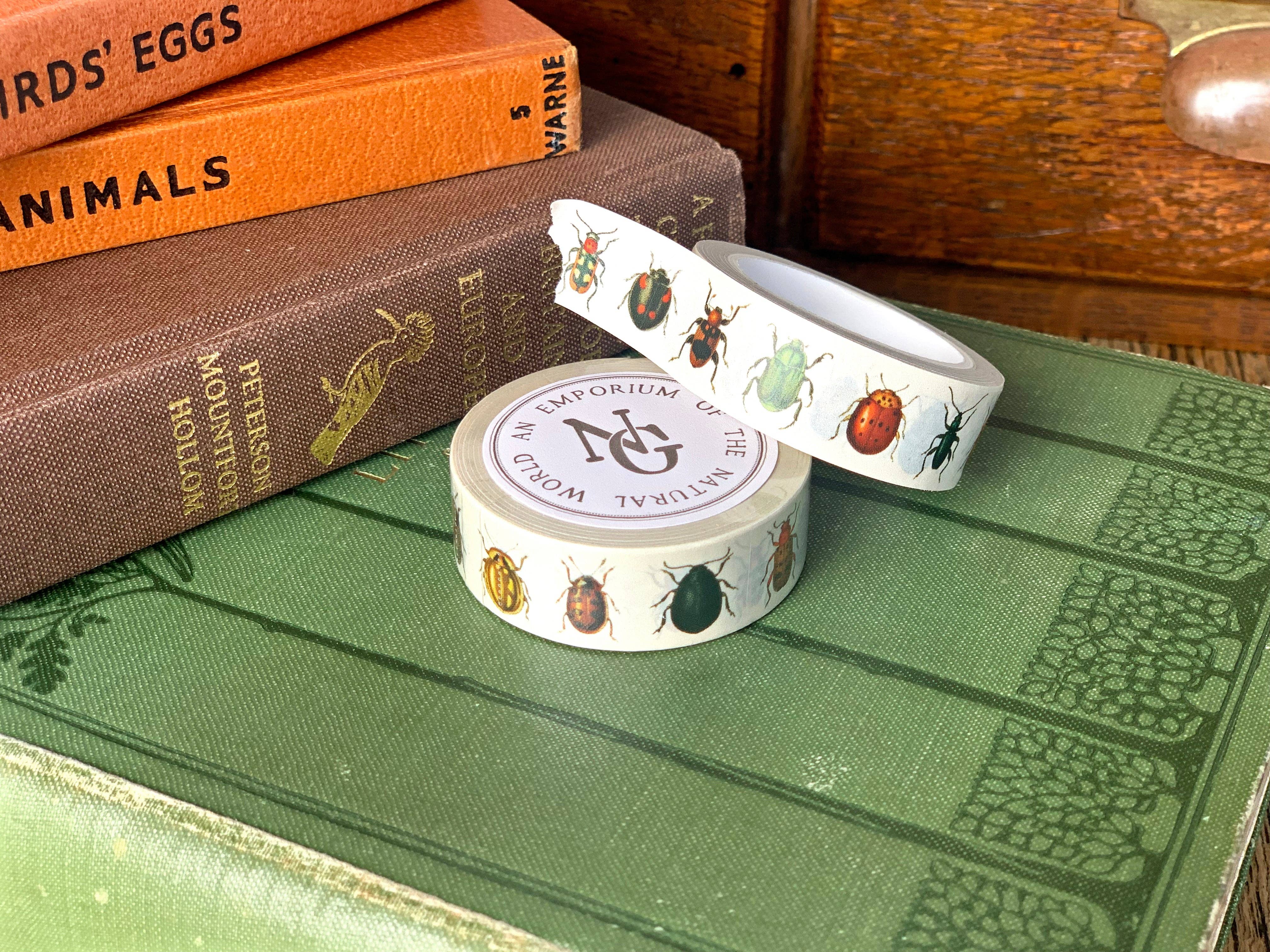 Beetles Entomology Washi Tape