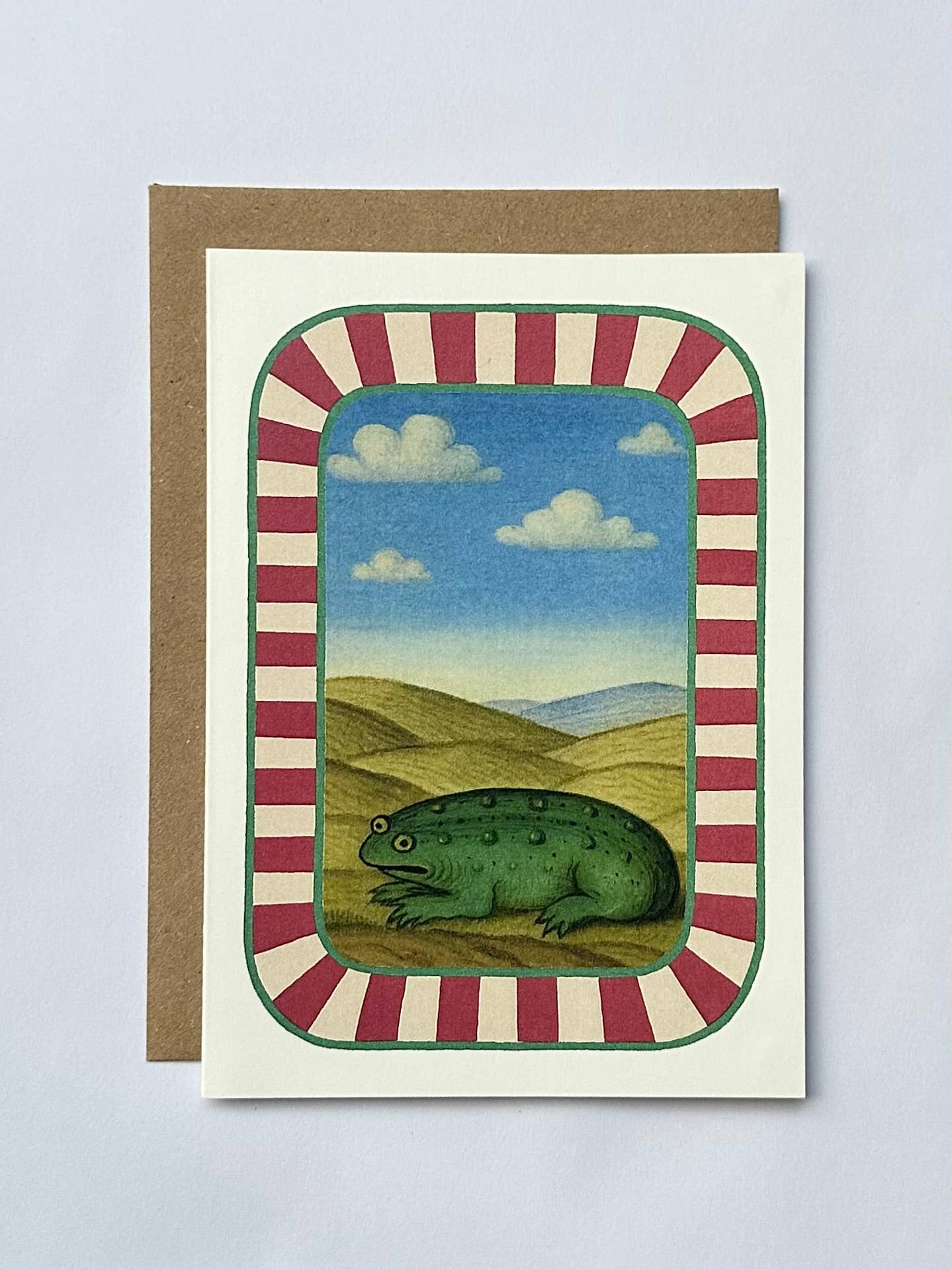 Pathway Ponderer - Frog Greeting Card