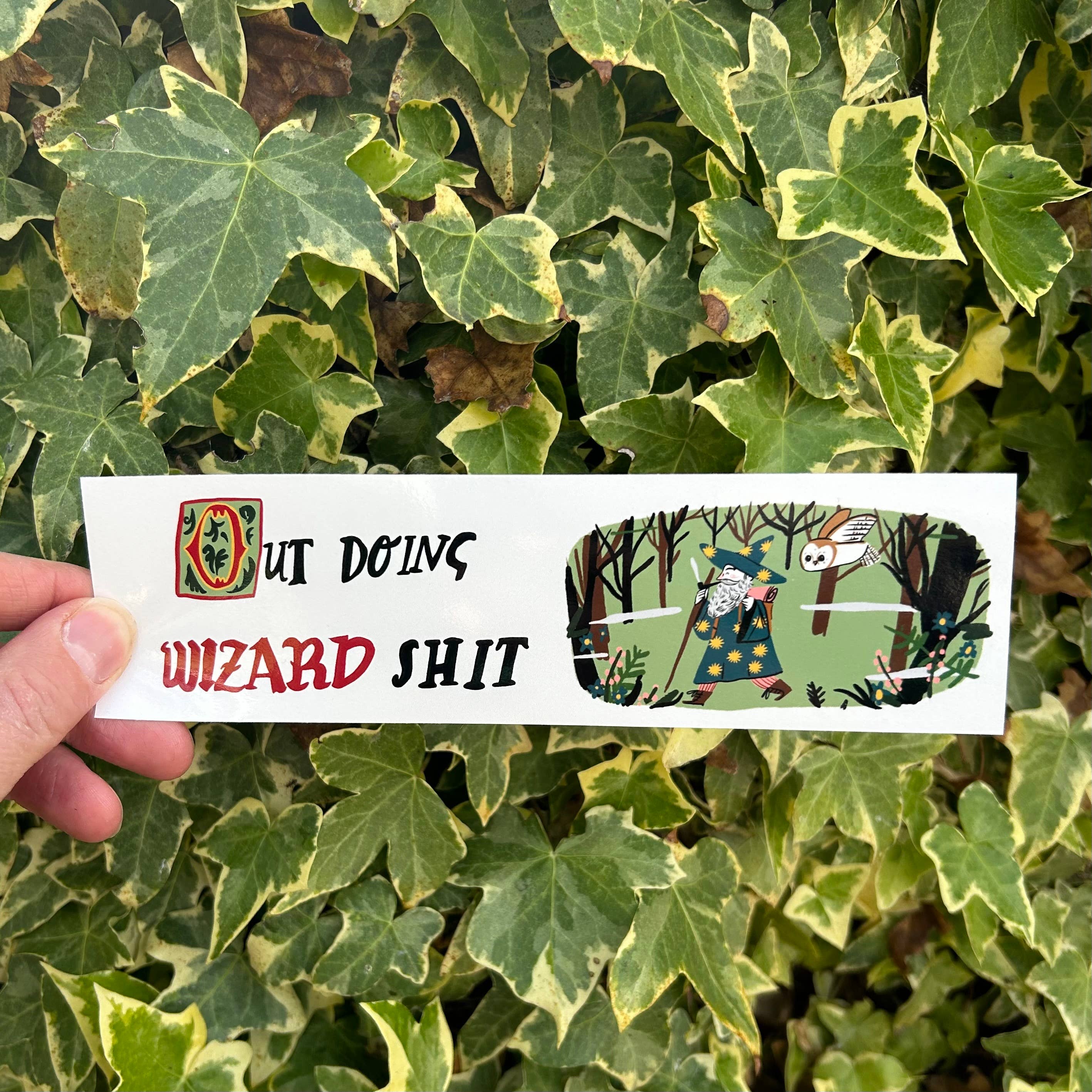 Wizard Sh*t Bumper Sticker 