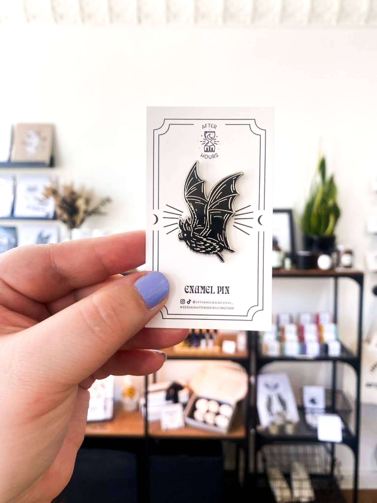 Bat Enamel Pin