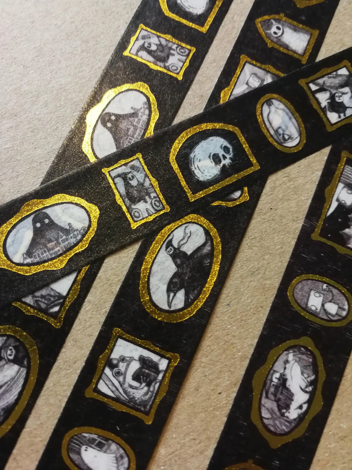 Gallery of Curiosities Gold Foiled Washi Tape: Tape 2