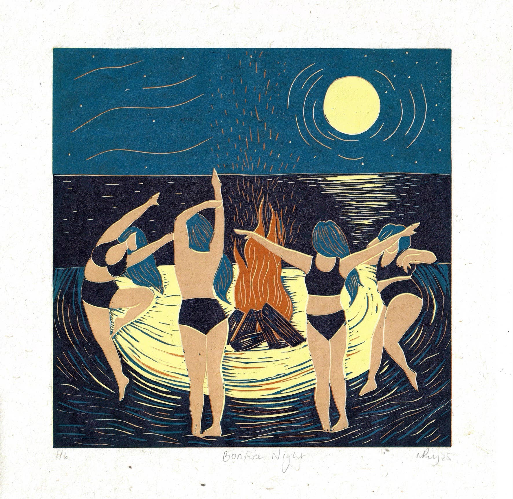 Bonfire Night Greetings Card