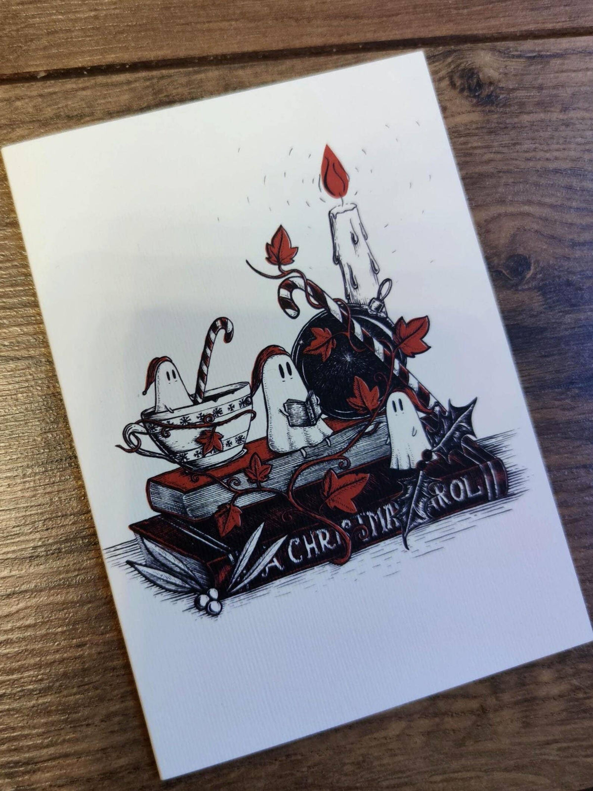 Christmas Carol Ghosties Card