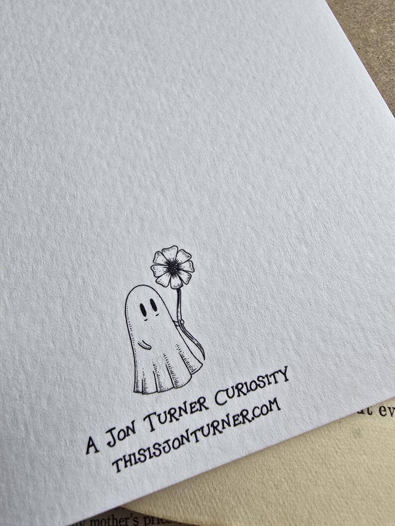 Meadow Ghost Greetings Card
