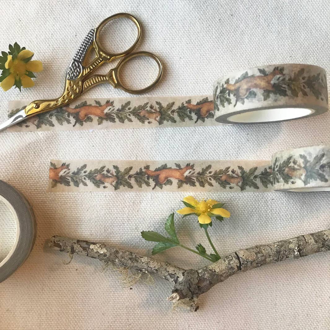 Fox and Hare Washi Tape - Jessica Roux