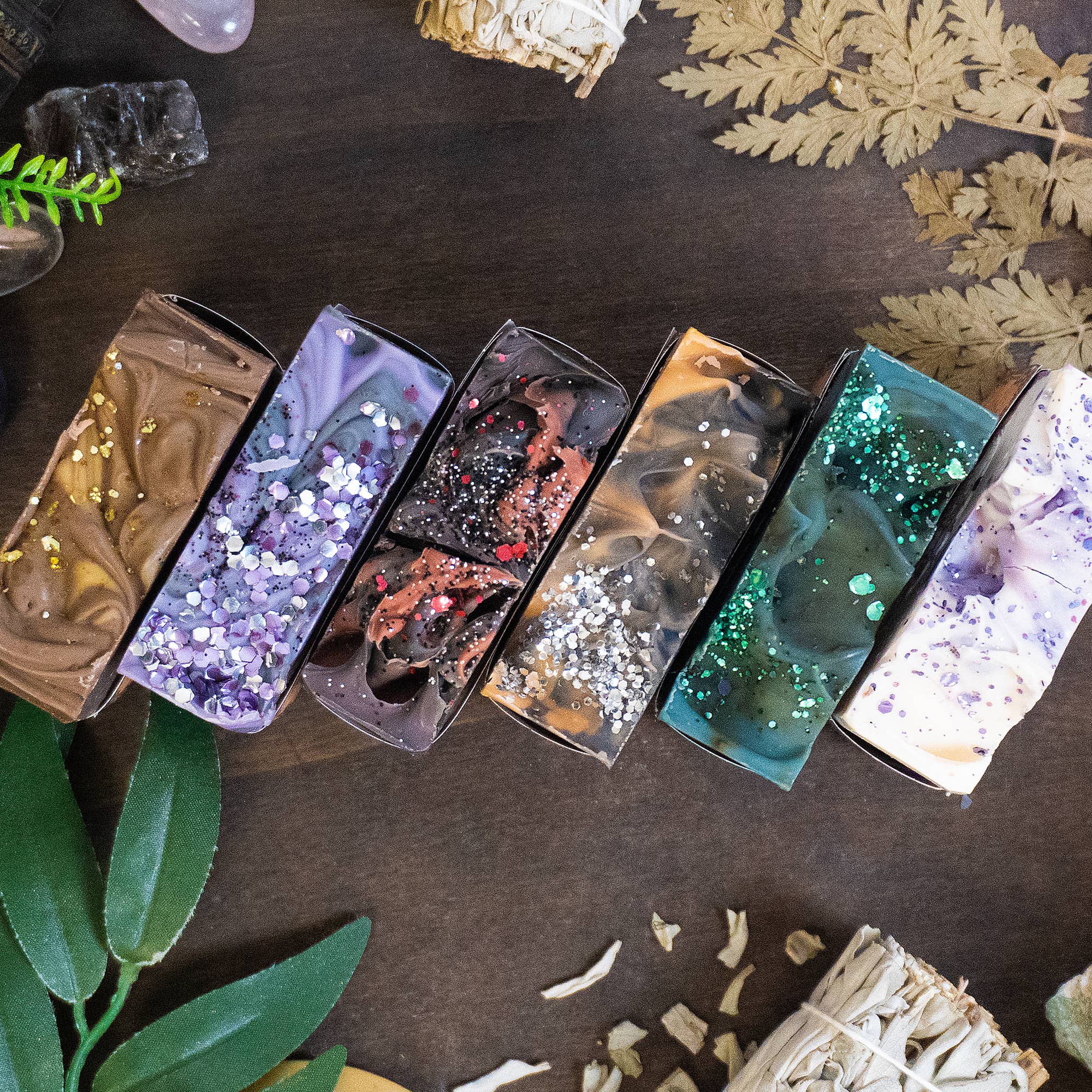 The Grimoire Soap - Dark Plum, Incense, Amber