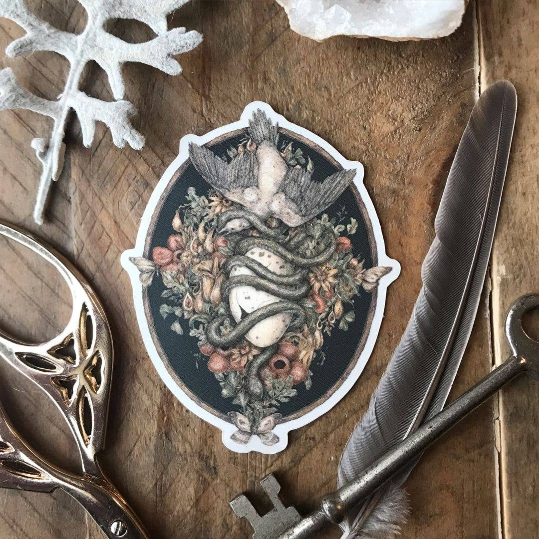 Botanica Semi-transparent Sticker - Jessica Roux