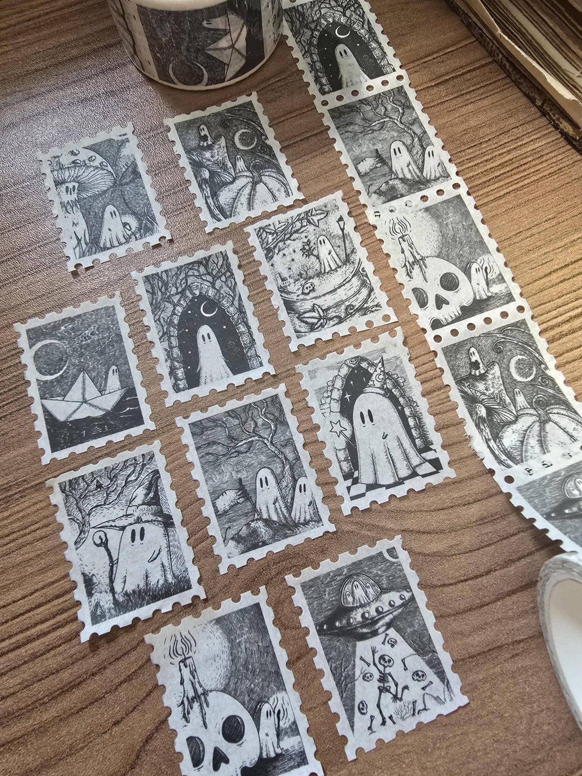Ghosties Galore Stamp Washi Tape (RS)