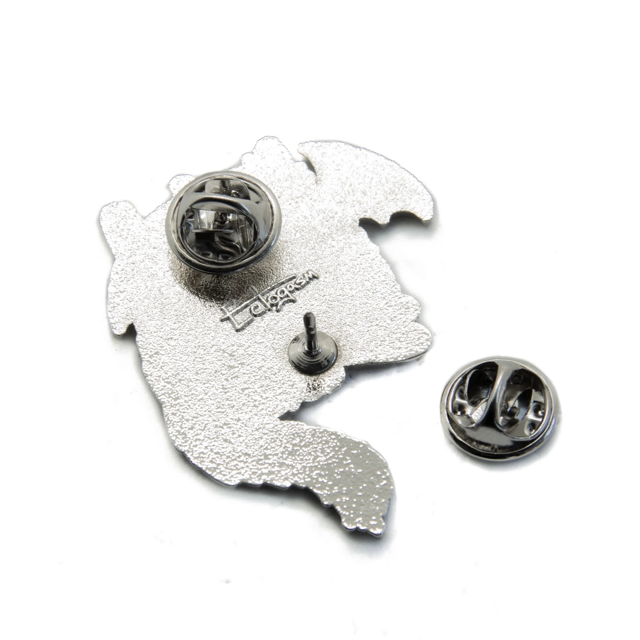 Black Cat Pentacle Butthole Enamel Pin - Ectogasm