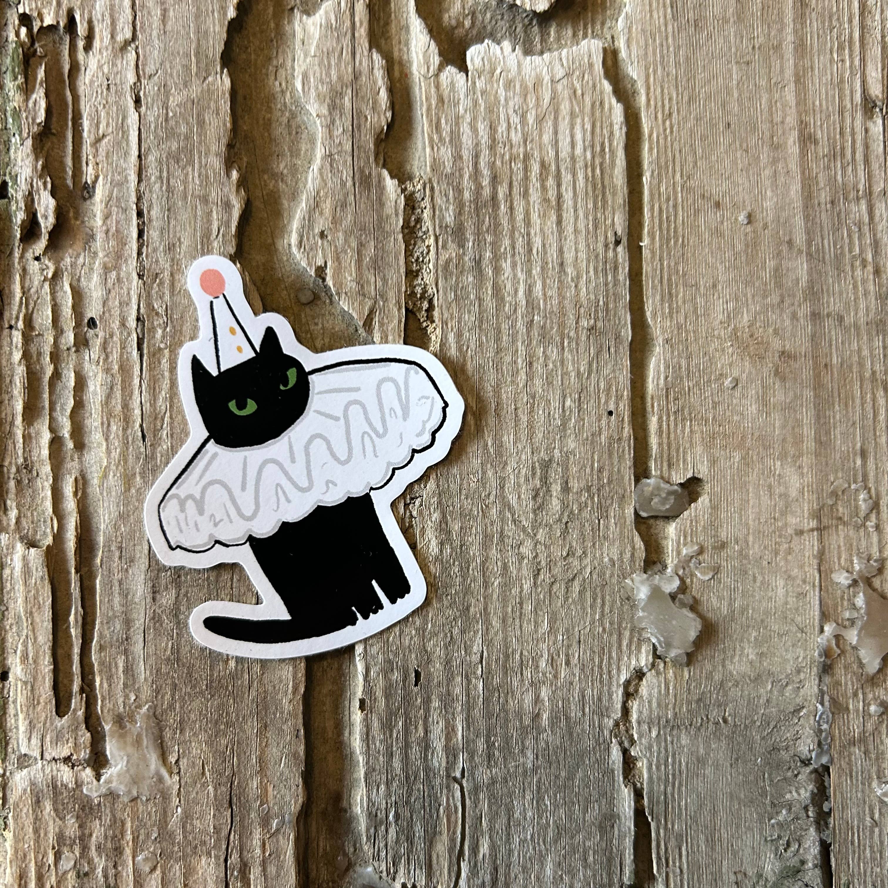Ruff Cat Vinyl Sticker 