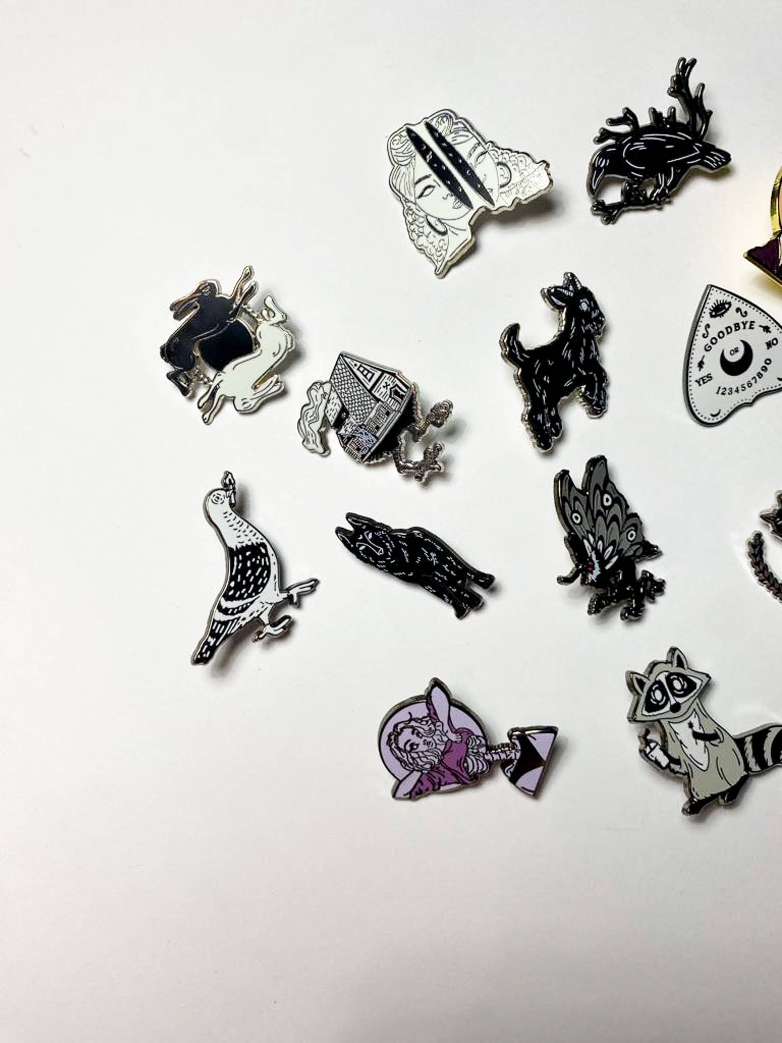 Baba Yaga Enamel Pin