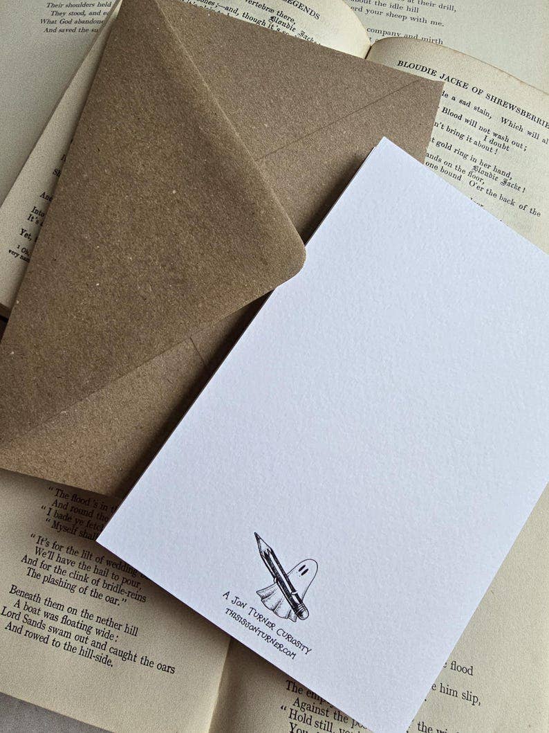 Ghost Gallery Greetings Card