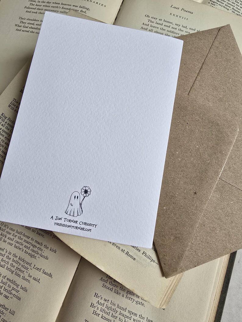 Meadow Ghost Greetings Card