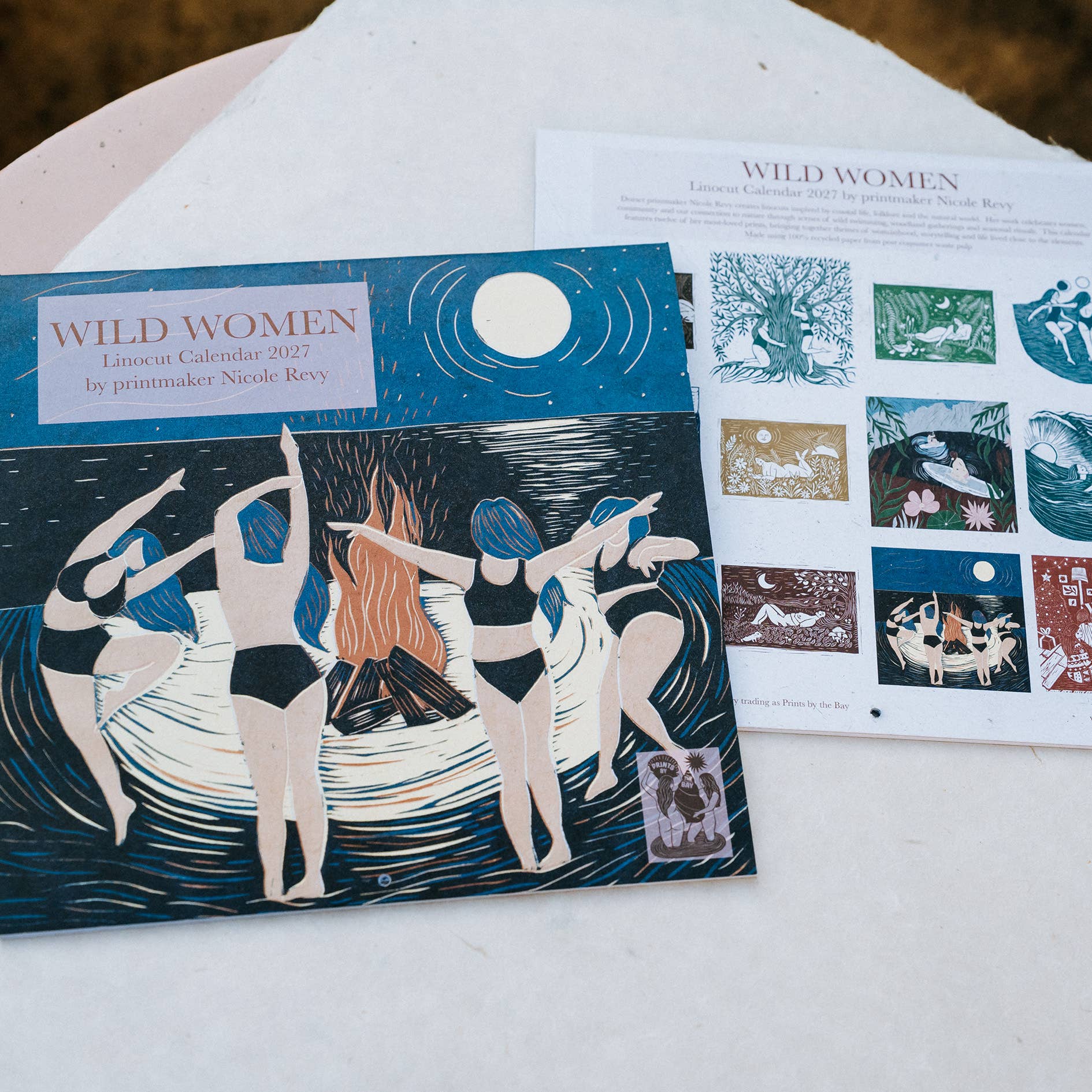Wild Women Linocut Calendar 2027
