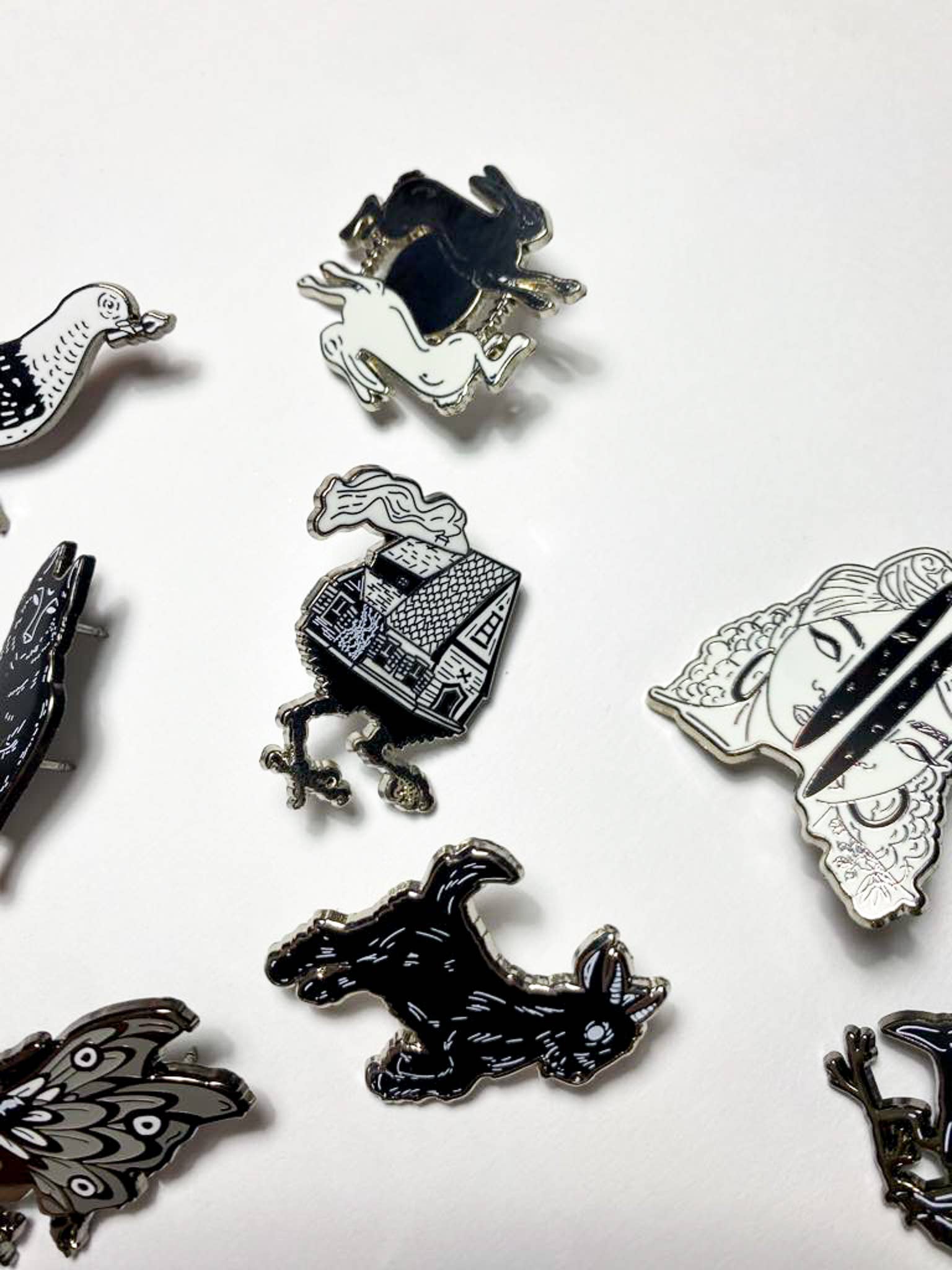 Baba Yaga Enamel Pin