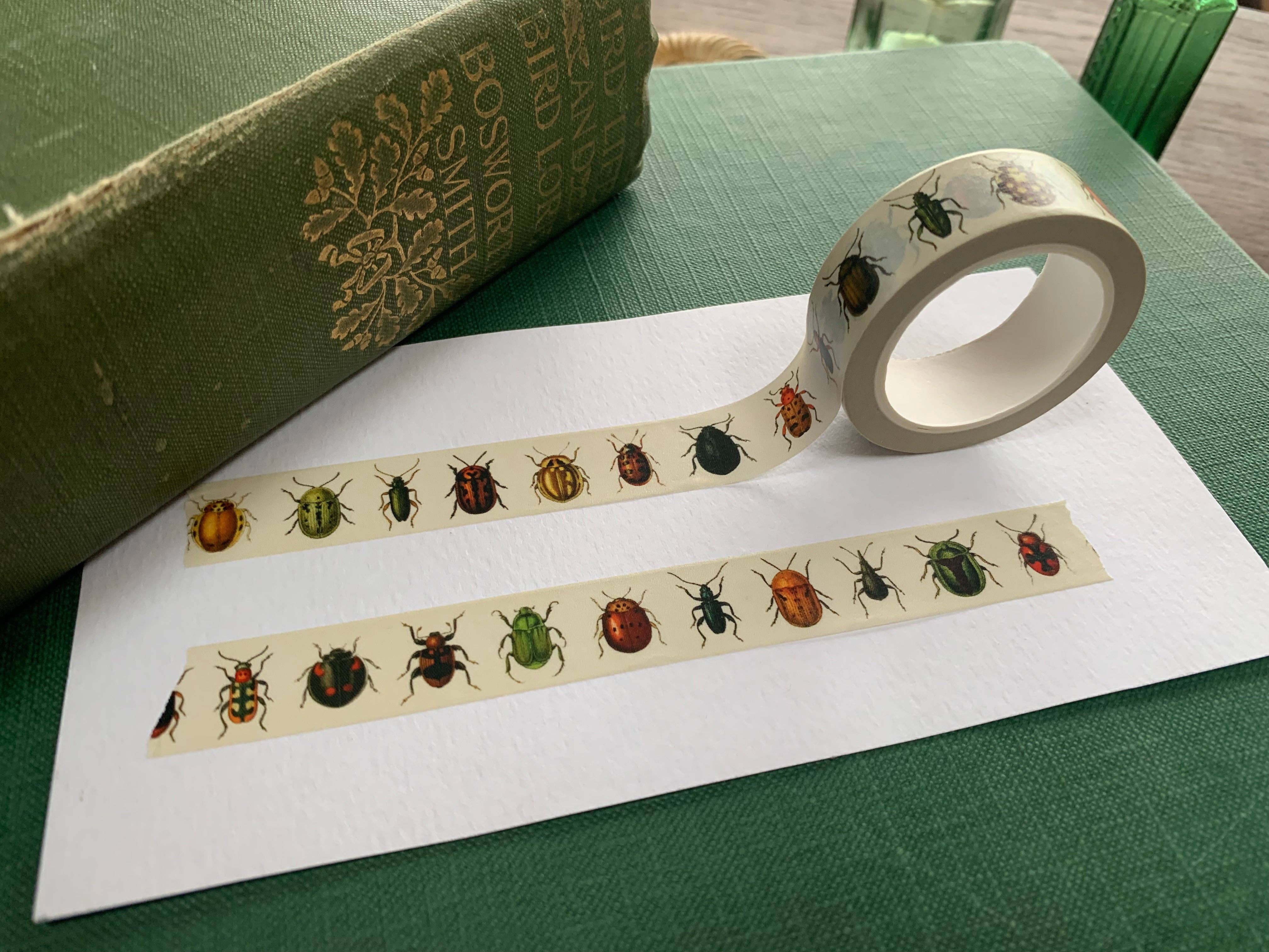Beetles Entomology Washi Tape