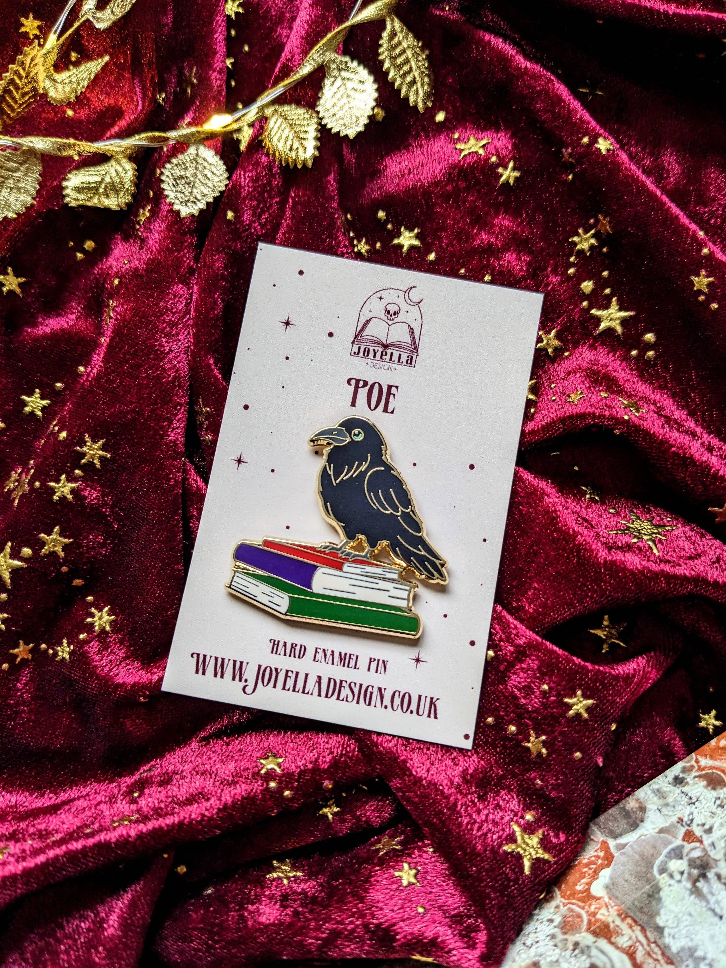 Poe the Raven Enamel Pin