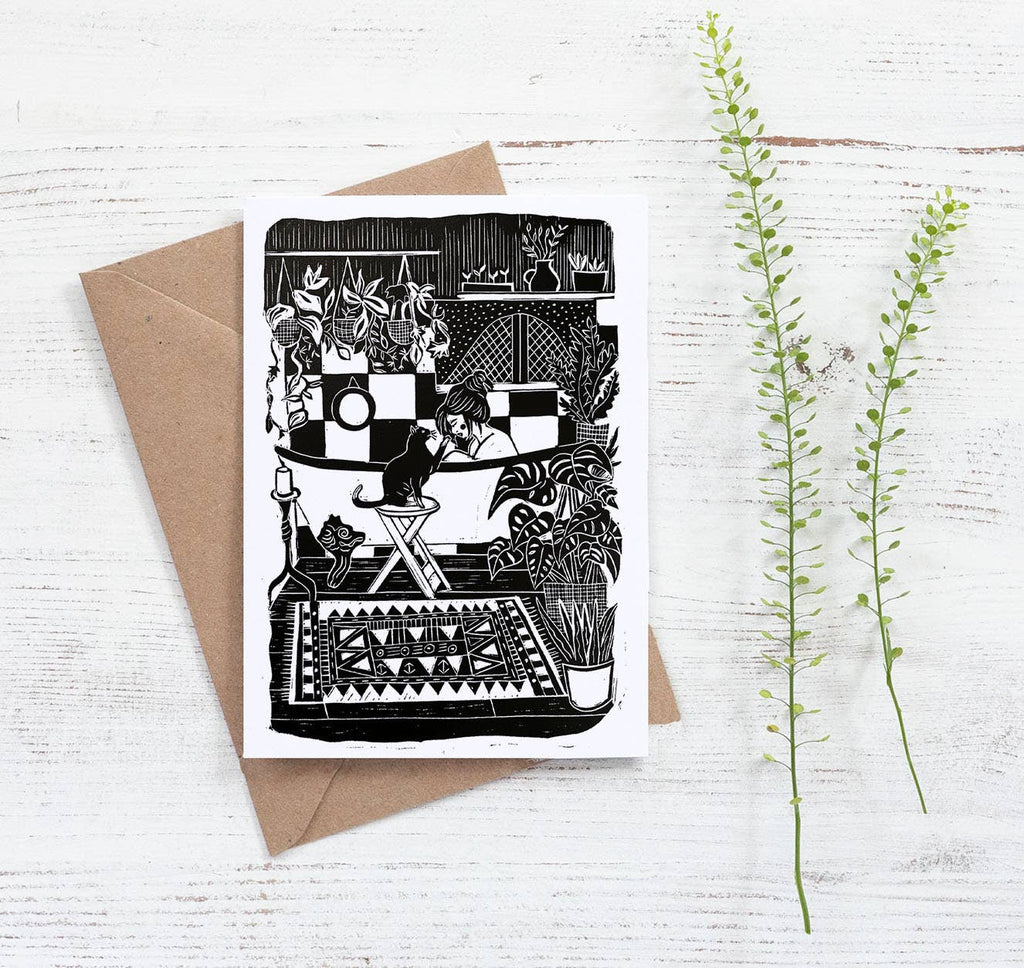Bathtime Greeting Card