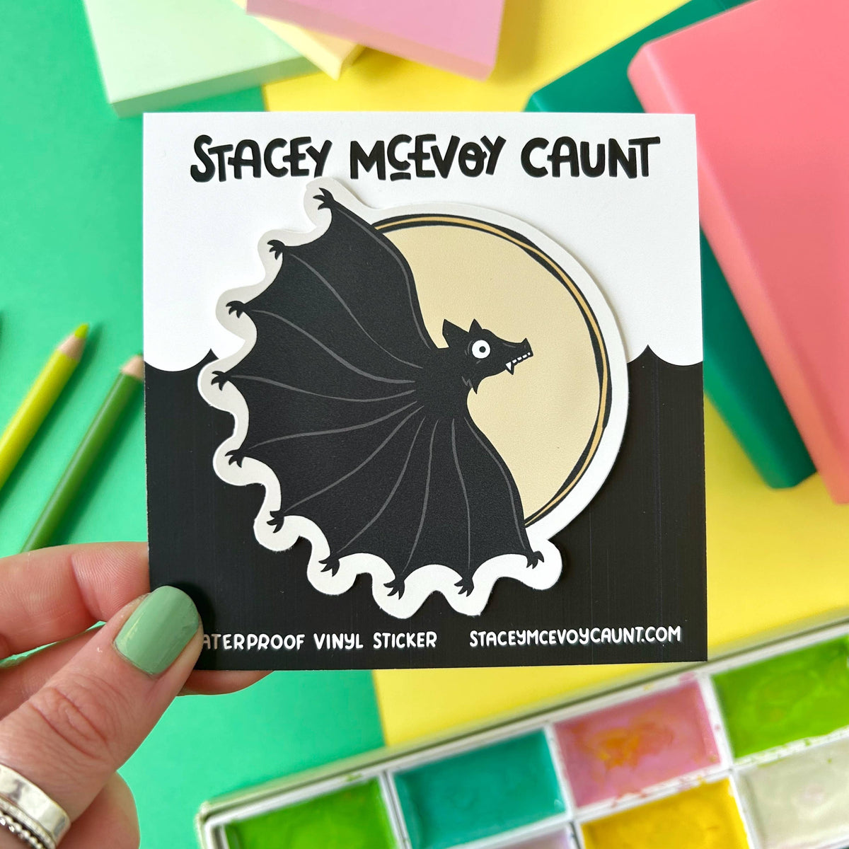Medieval Bat Sticker