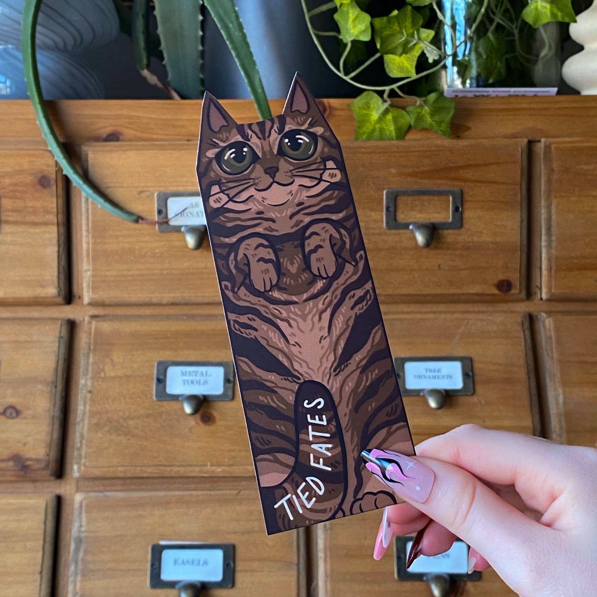 Full Tabby Cat Bookmark