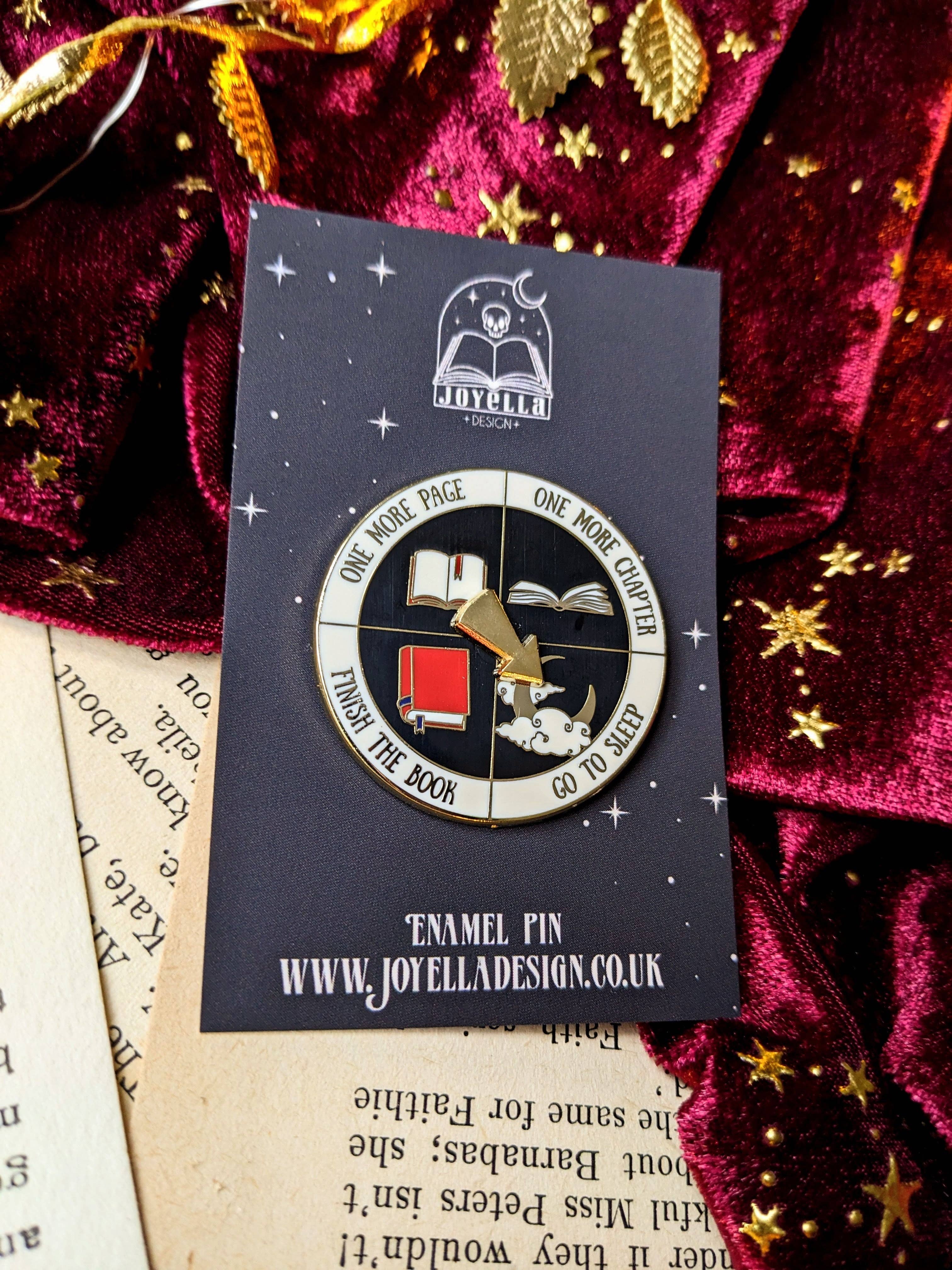 Readers Spinner Enamel Pin