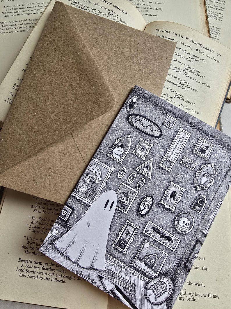 Ghost Gallery Greetings Card