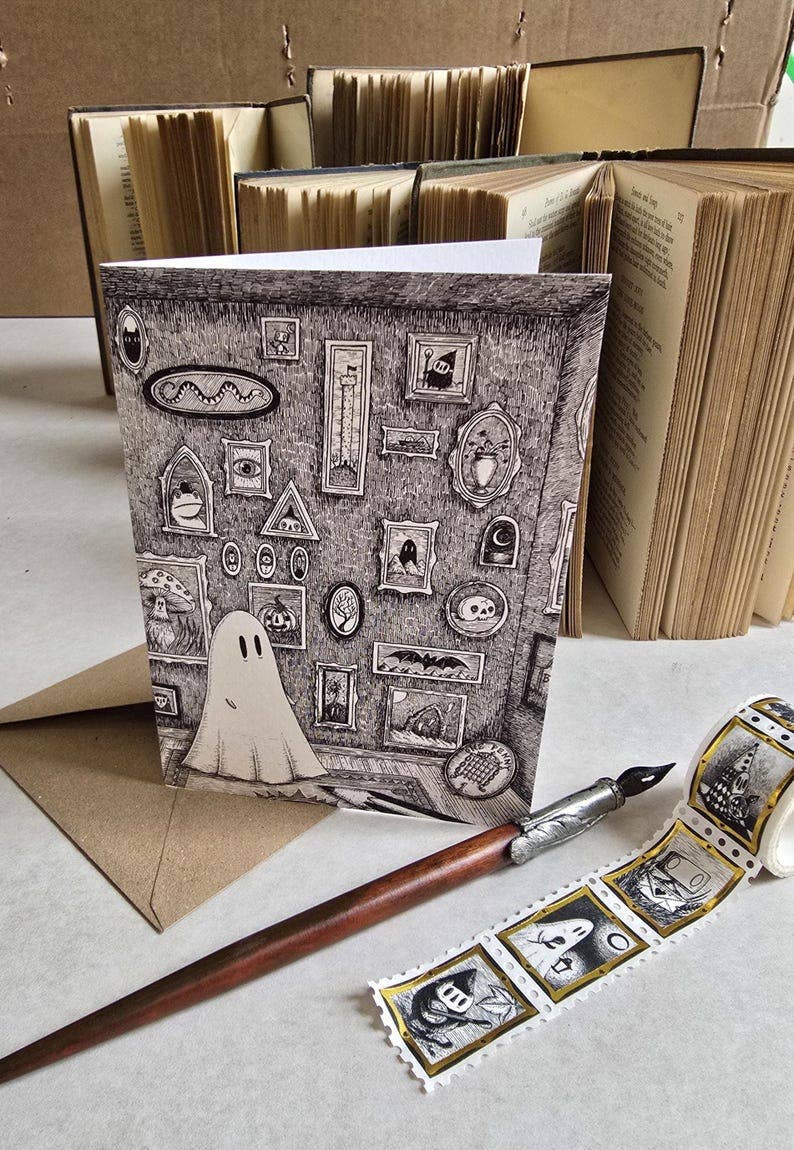 Ghost Gallery Greetings Card
