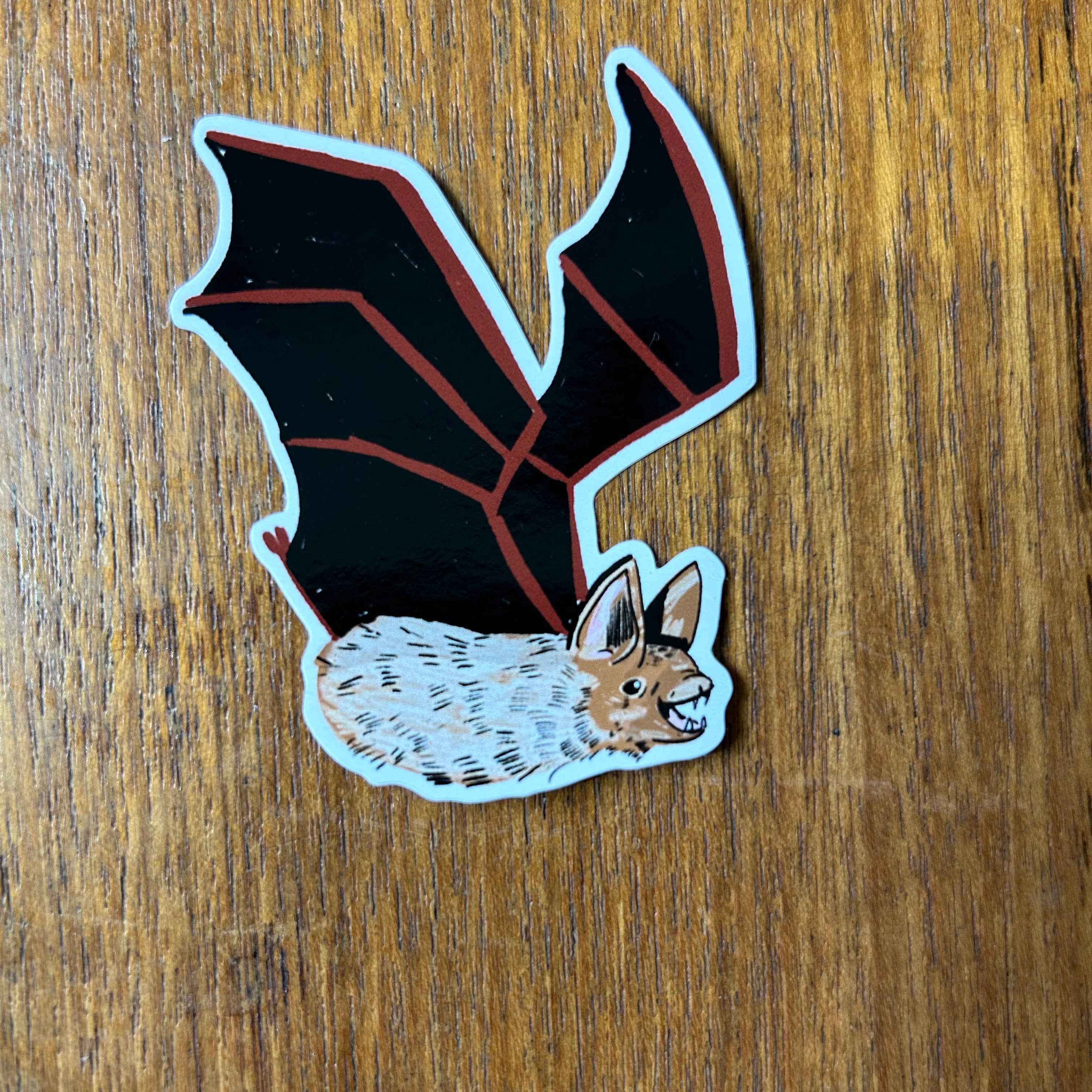 Flying Bat Vinyl Sticker 