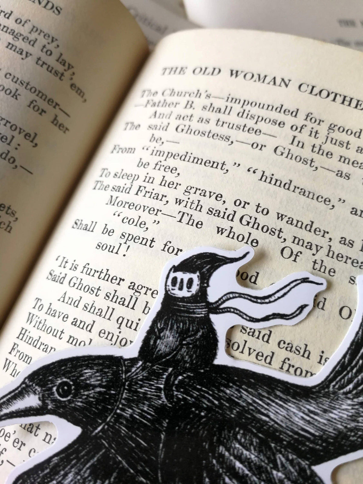 Crow Rider Vinyl Sticker
