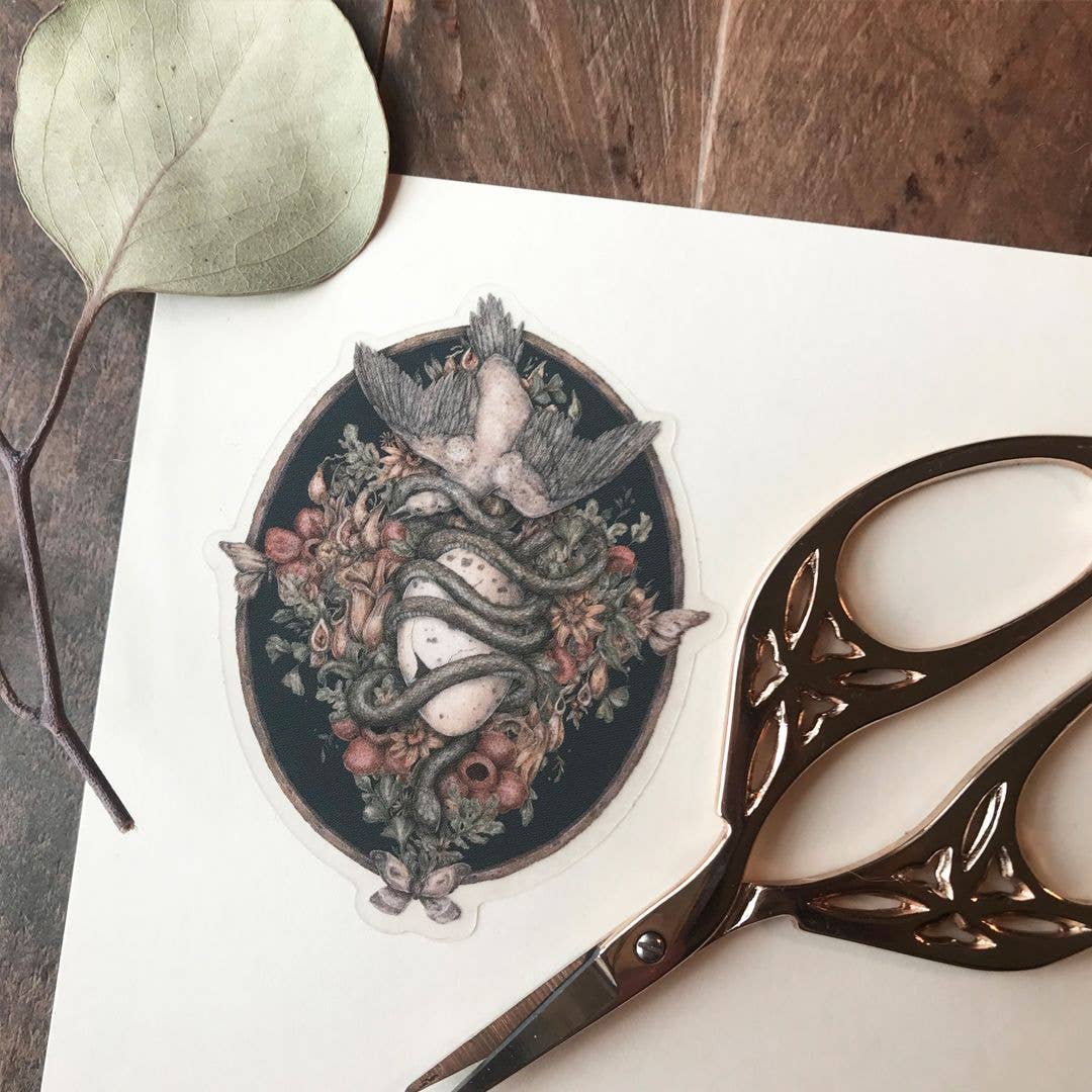 Botanica Semi-transparent Sticker - Jessica Roux