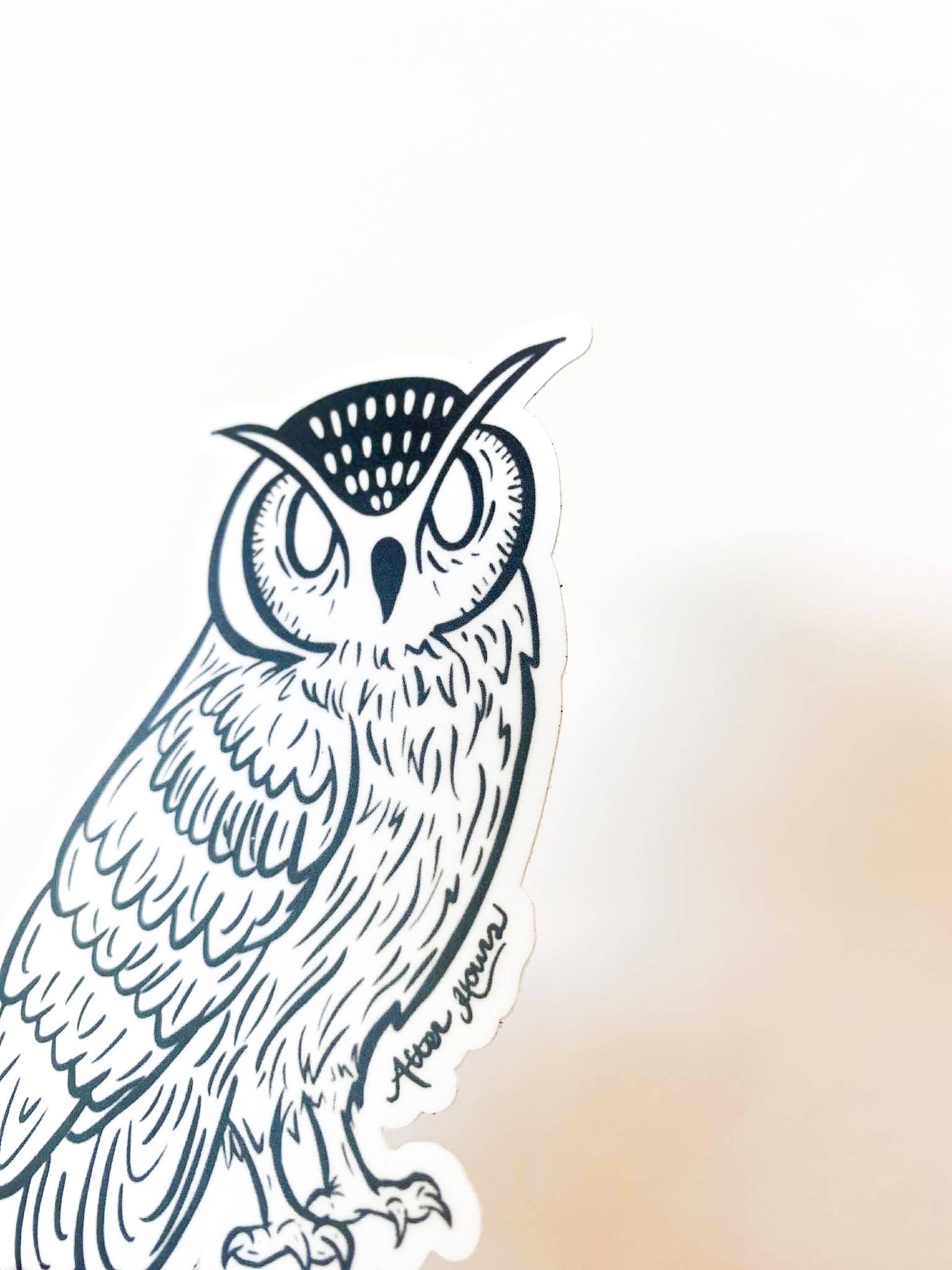 Great Horned Owl Sticker