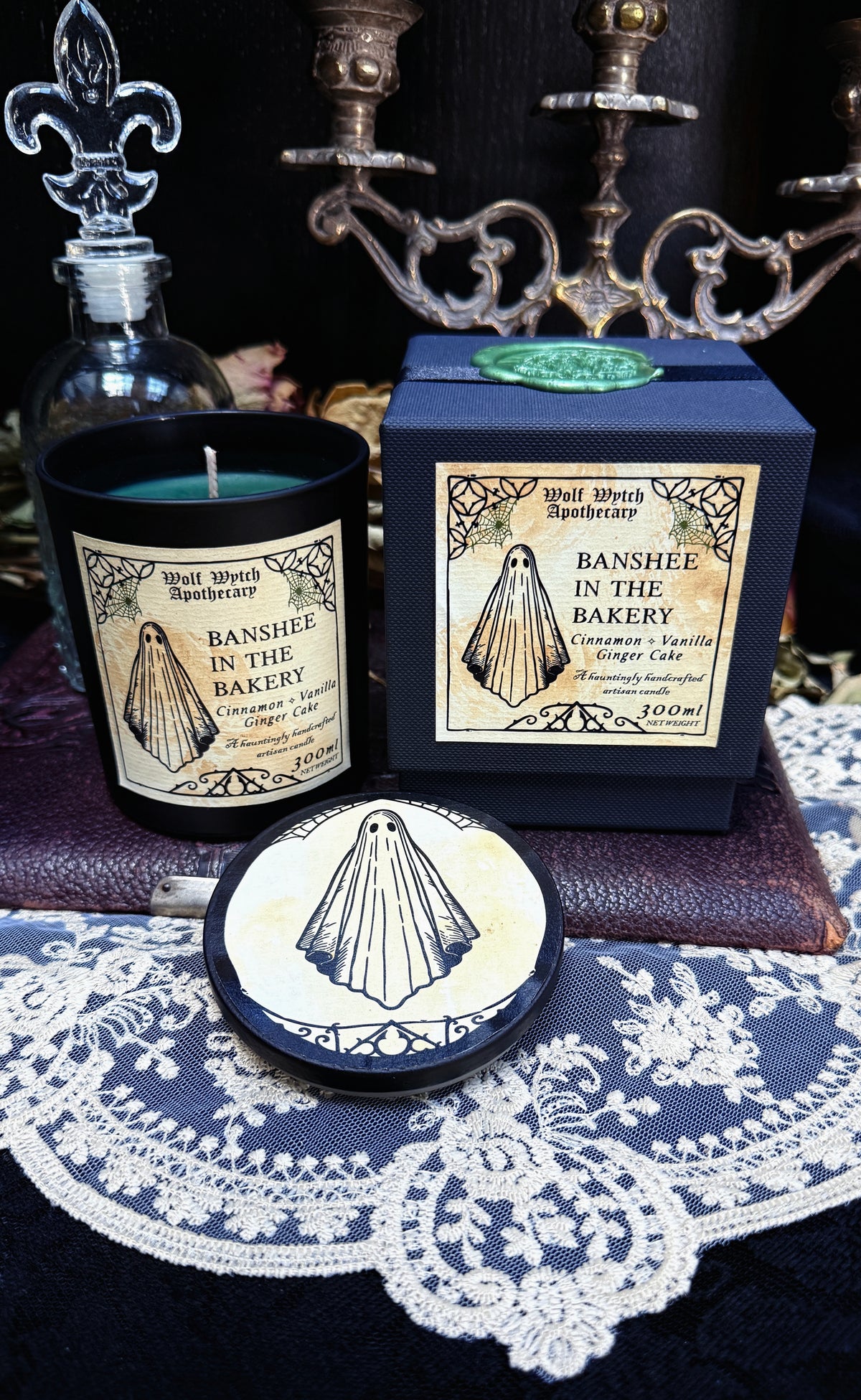 Banshee In The Bakery Ghost Candle