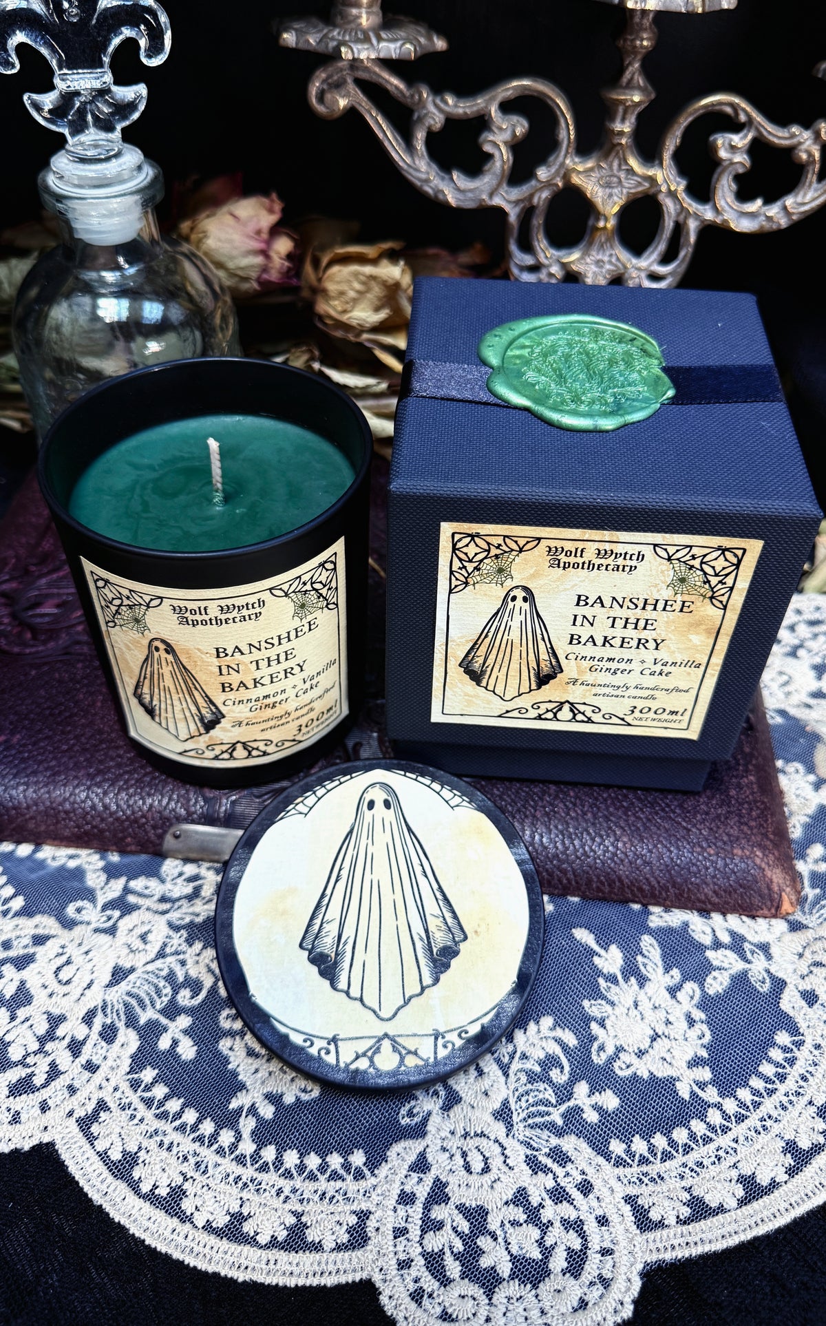 Banshee In The Bakery Ghost Candle