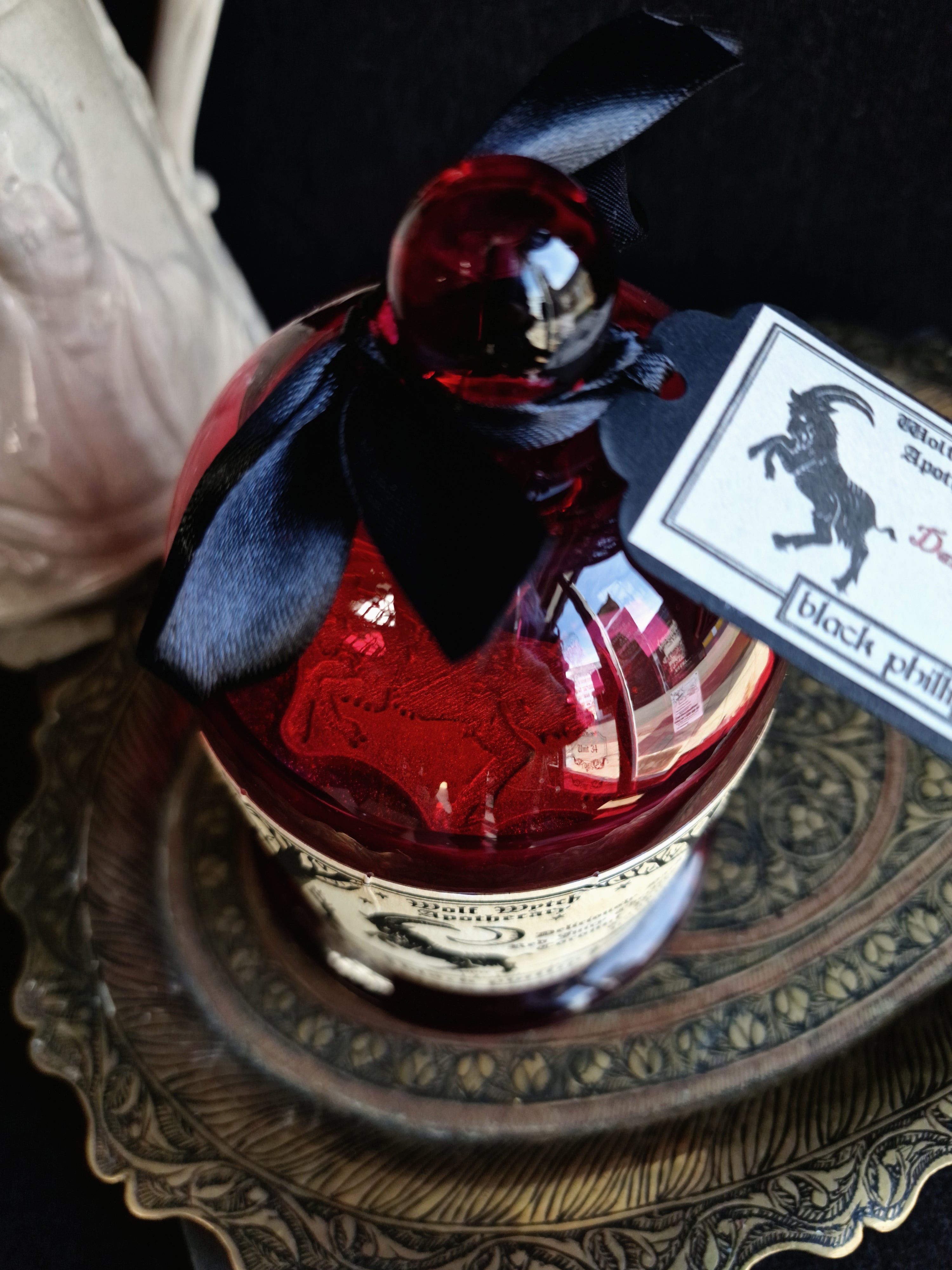 Black Phillip Cloche Candle - Dark Juicy Cherries