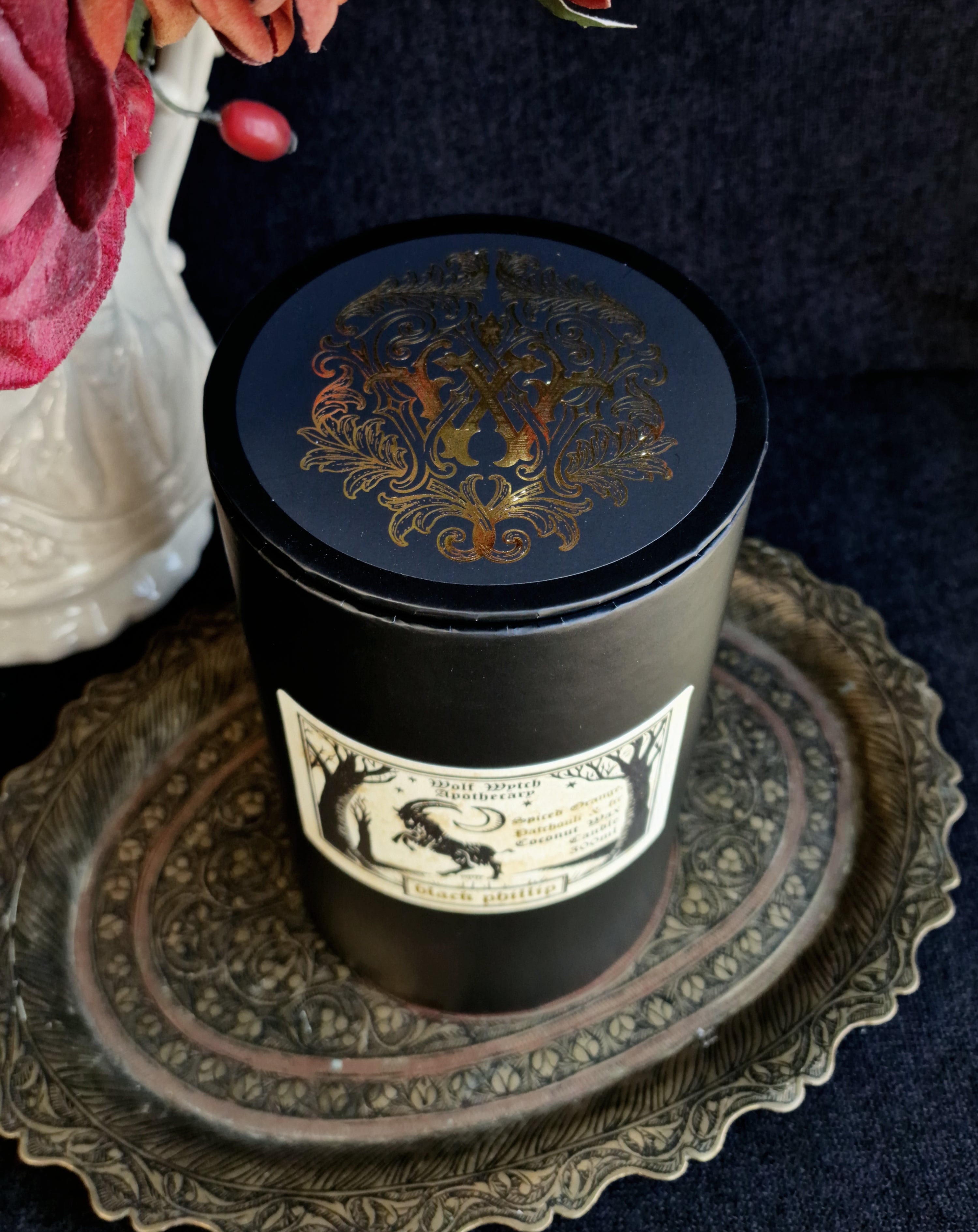 Black Phillip Cloche Candle - Spiced Orange