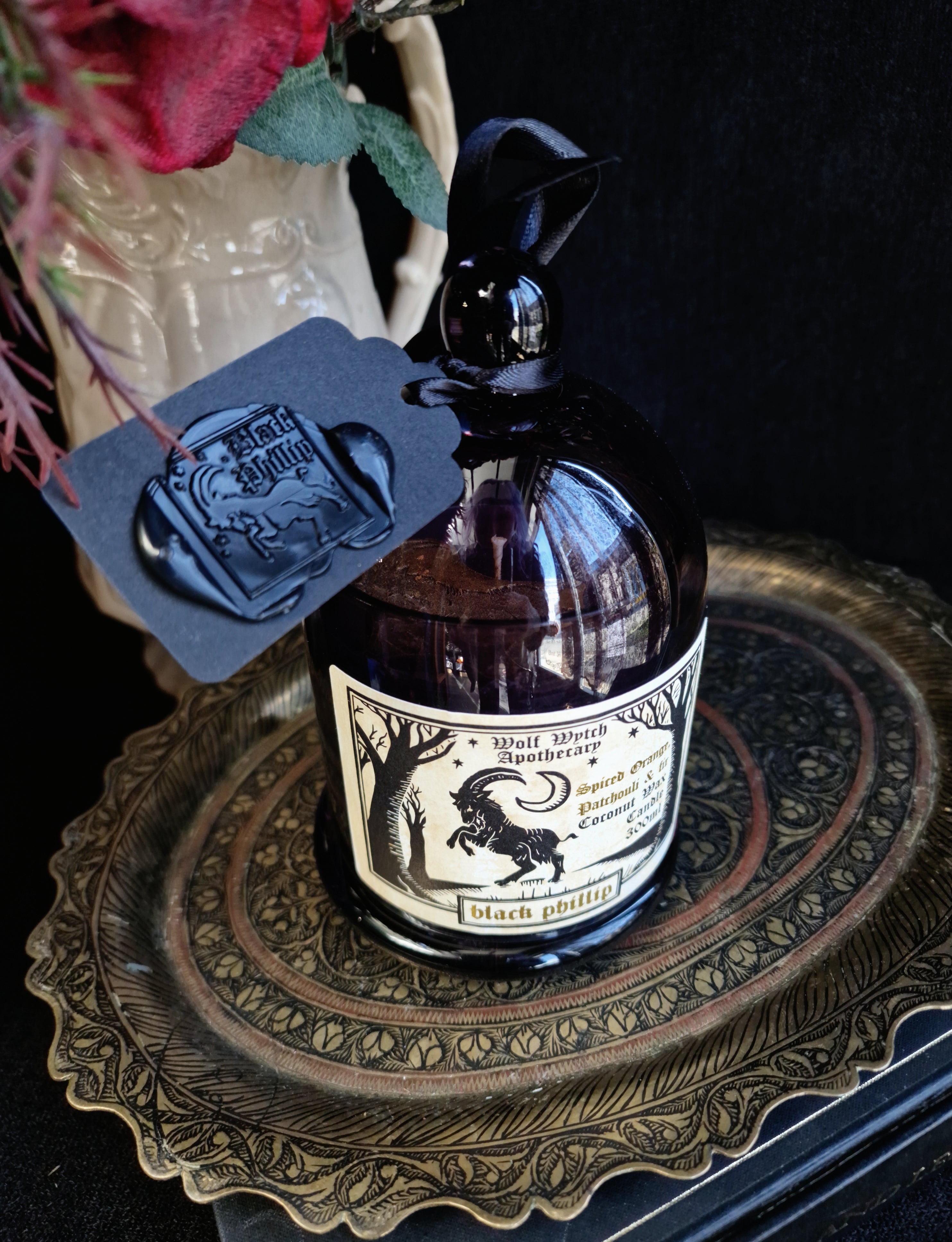 Black Phillip Cloche Candle - Spiced Orange