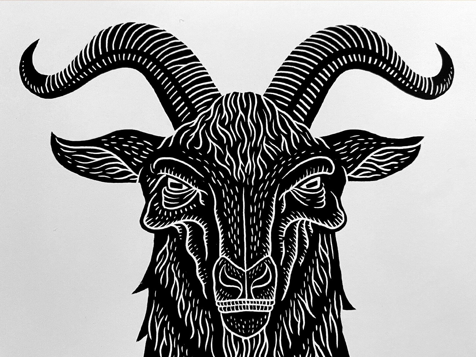 Black Phillip Goat A5 Print