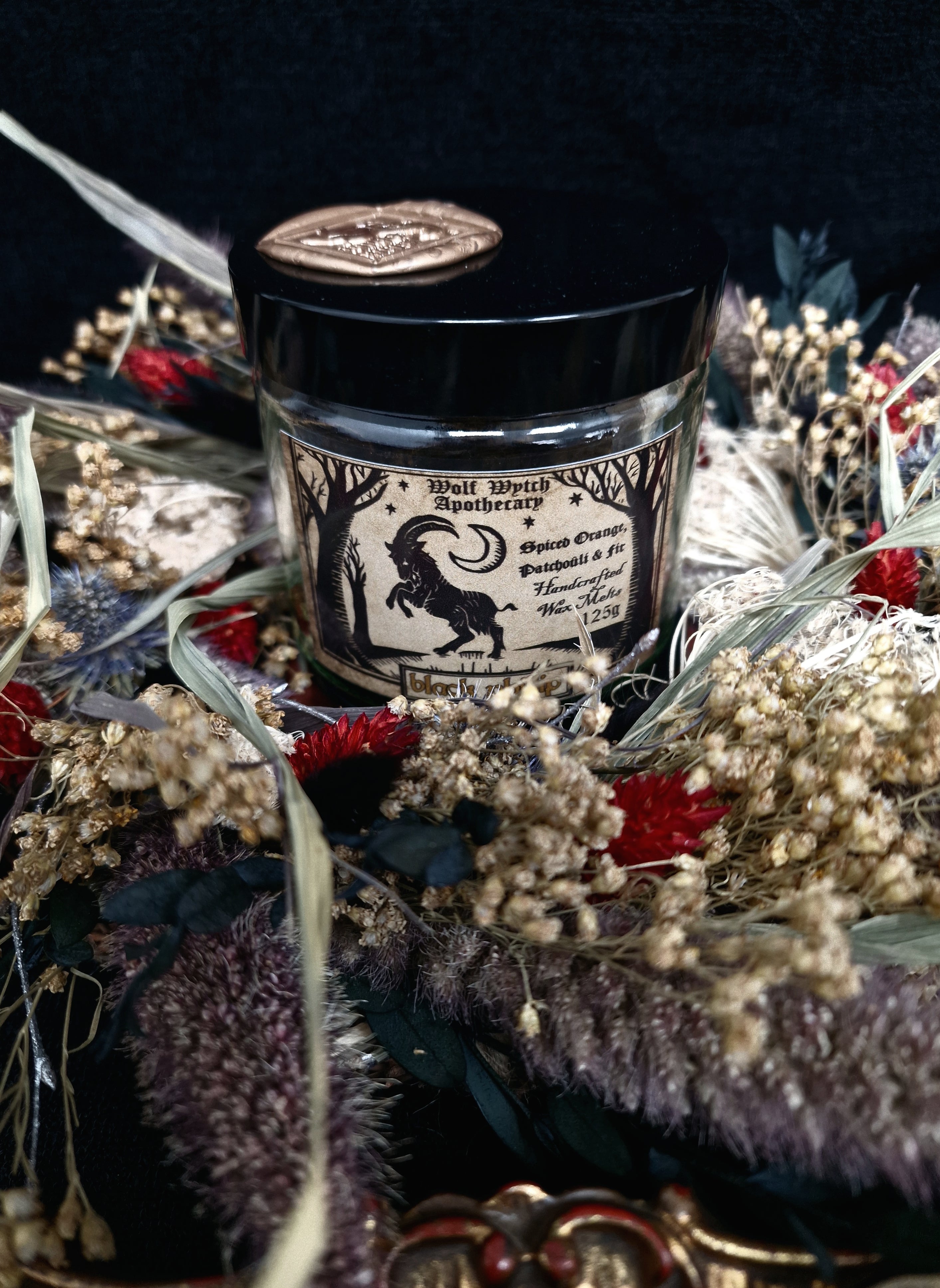 Black Phillip Goat Wax Melts - Spiced Orange