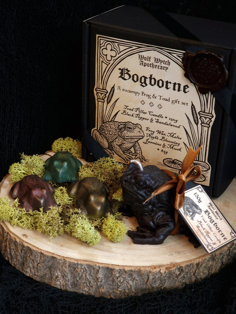 Bogborne Frog Wax Melt & Toad Candle Gift Set